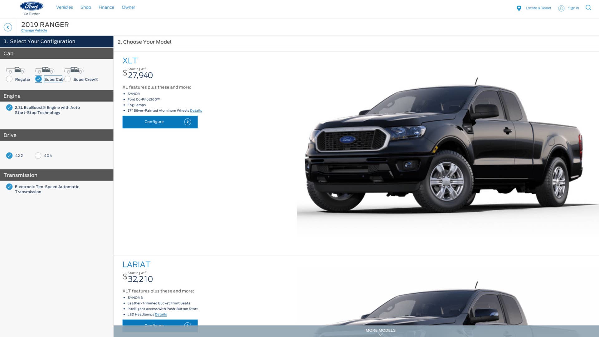 2019 Ford Ranger xlt