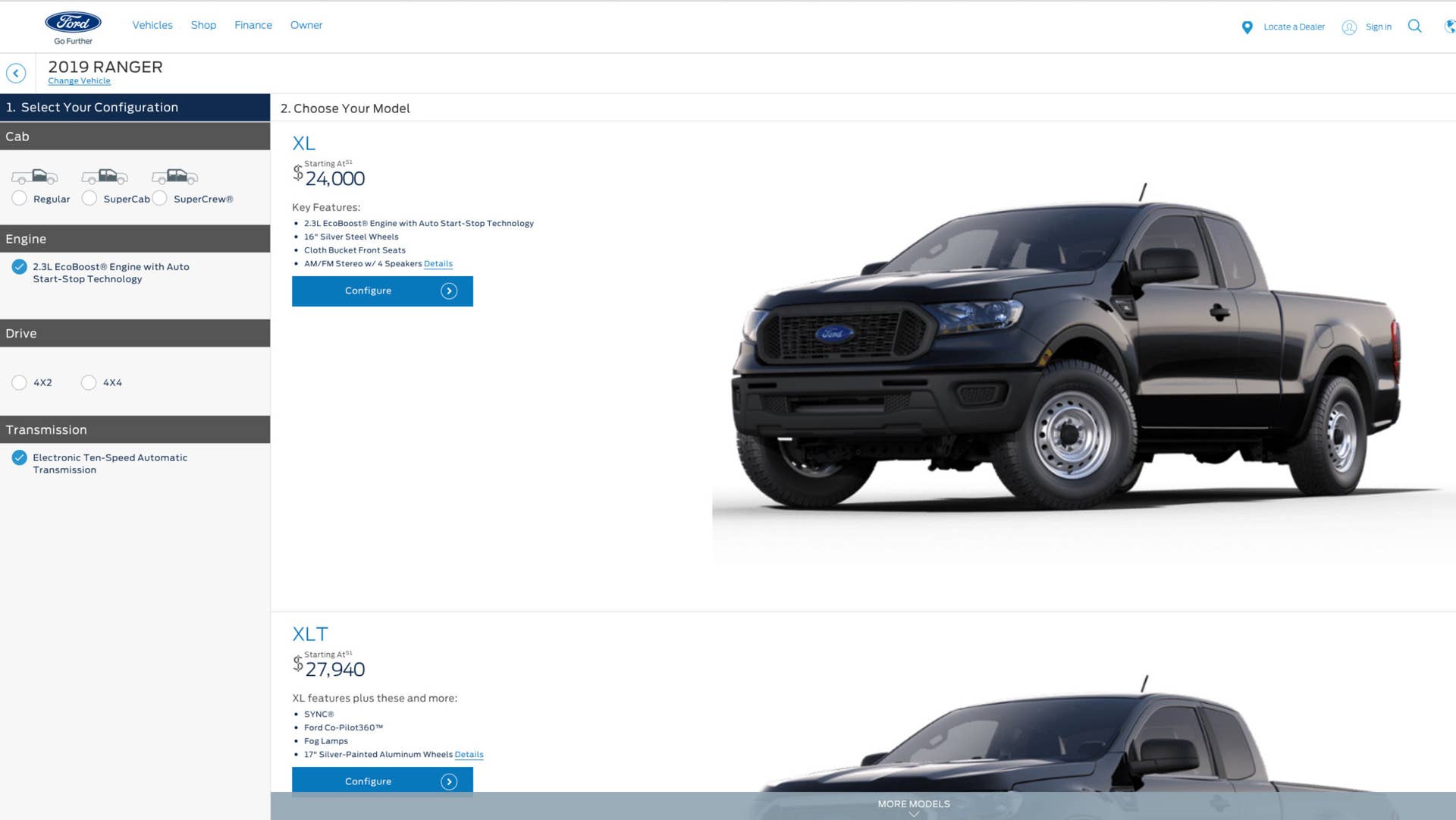 2019 Ford Ranger xl