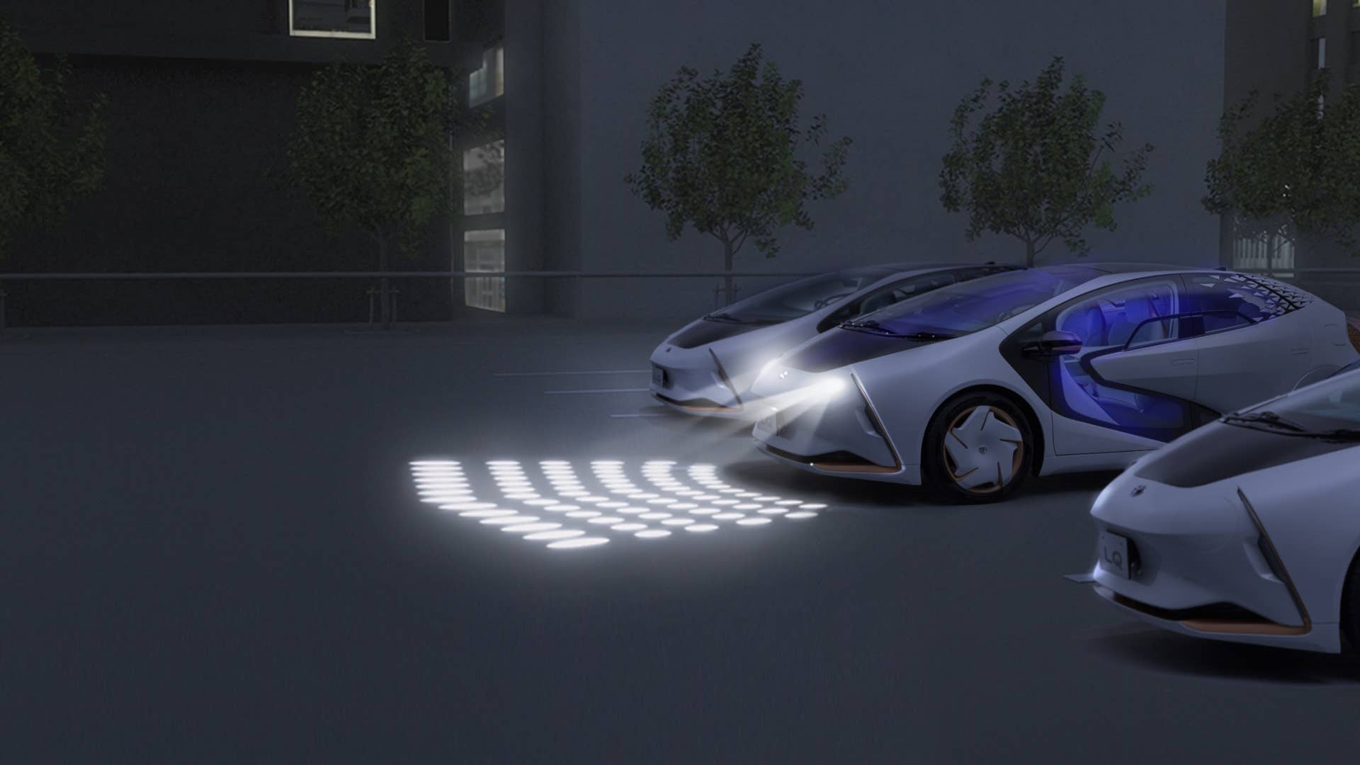 The LQ concept evolves Toyota's Concept-i from the 2017 Consumer Electronics Show. The AI assistant Yui has expanded interactivity and control functions.