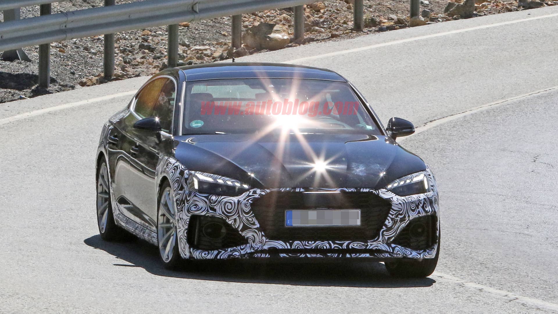 2020 Audi RS5 prototype in camouflage