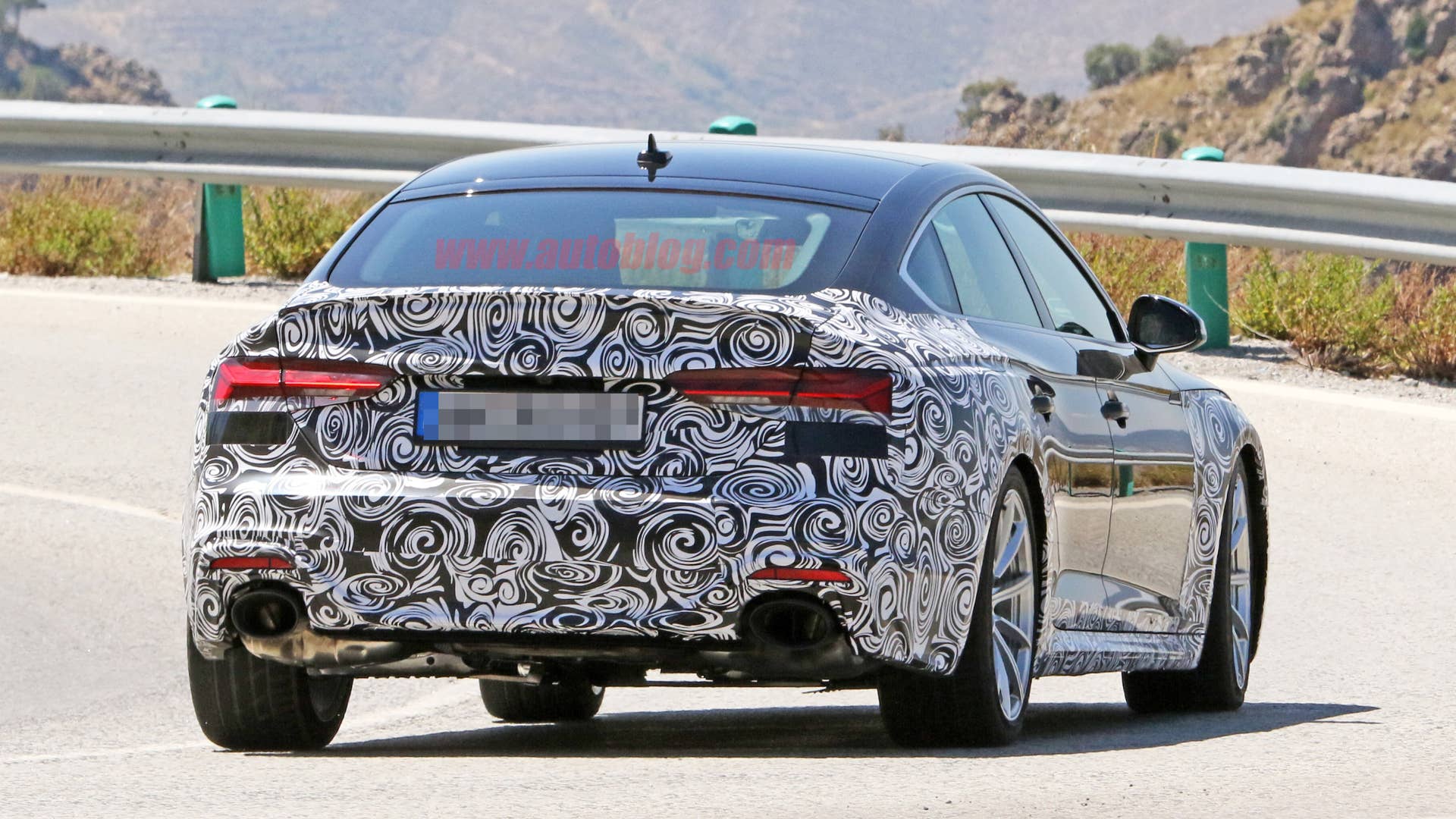 2020 Audi RS5 prototype in camouflage