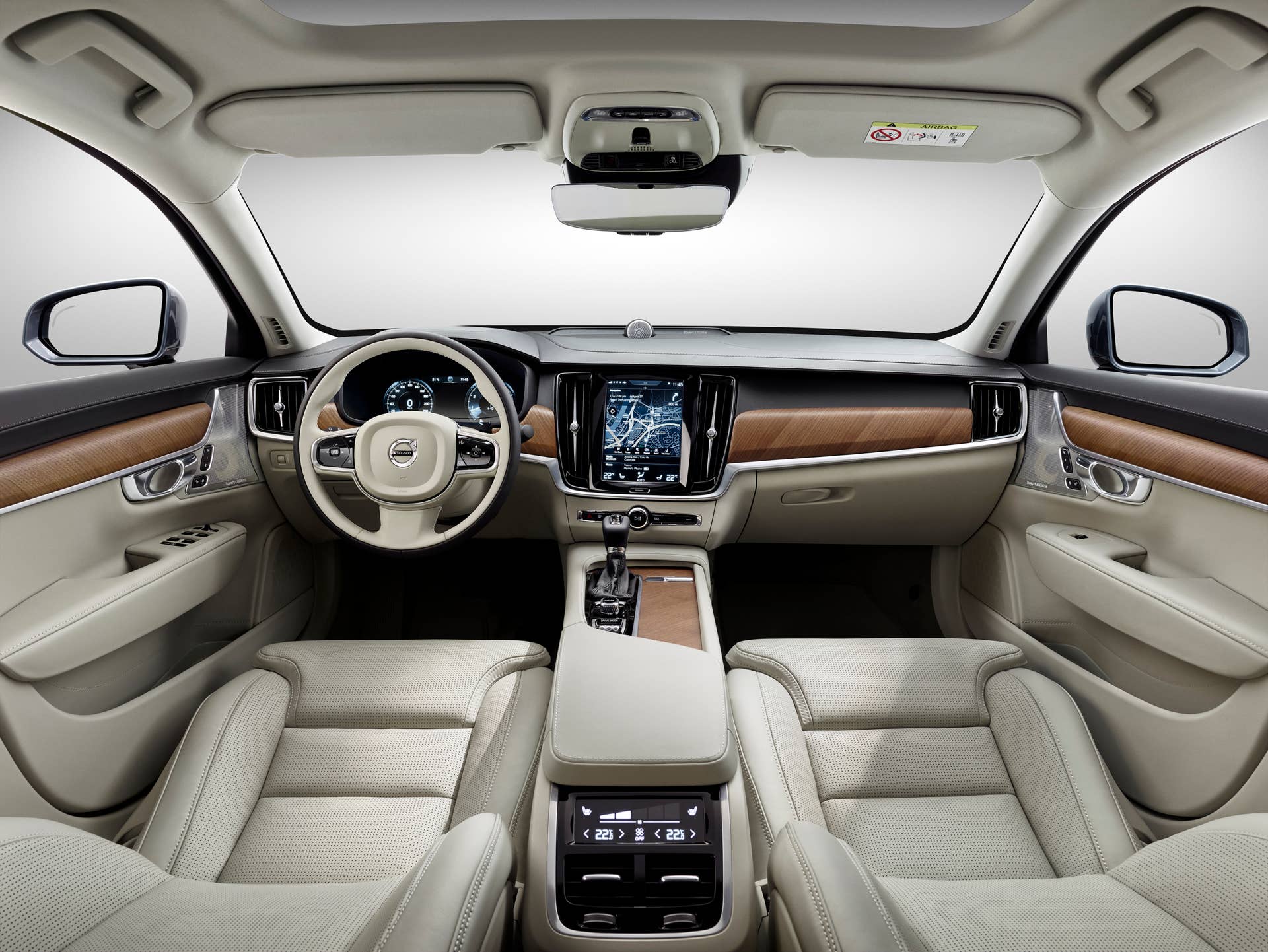 2017 Volvo S90 interior