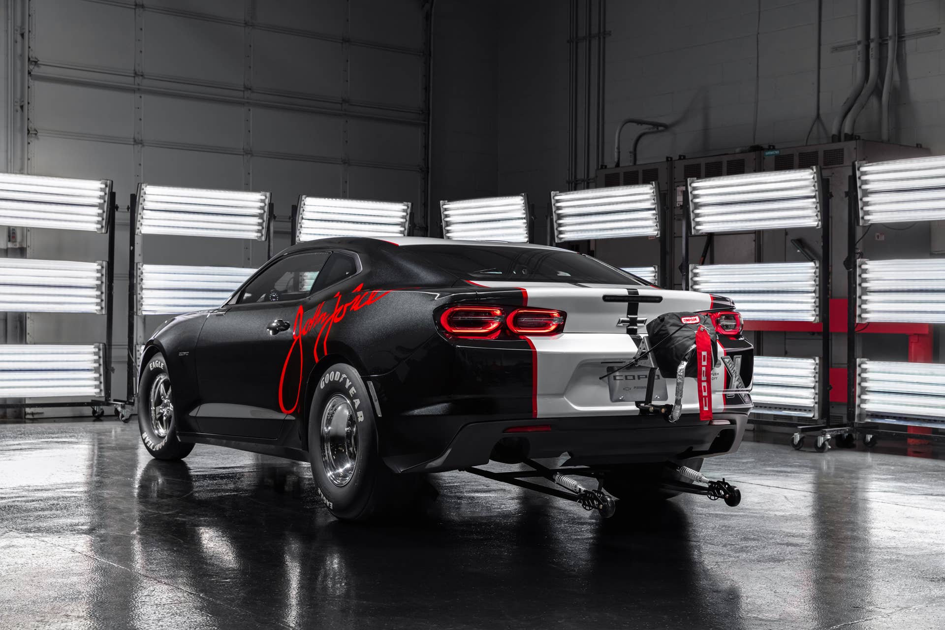 Chevrolet introduces the 2020 COPO Camaro John Force Edition at the 2019 SEMA Show