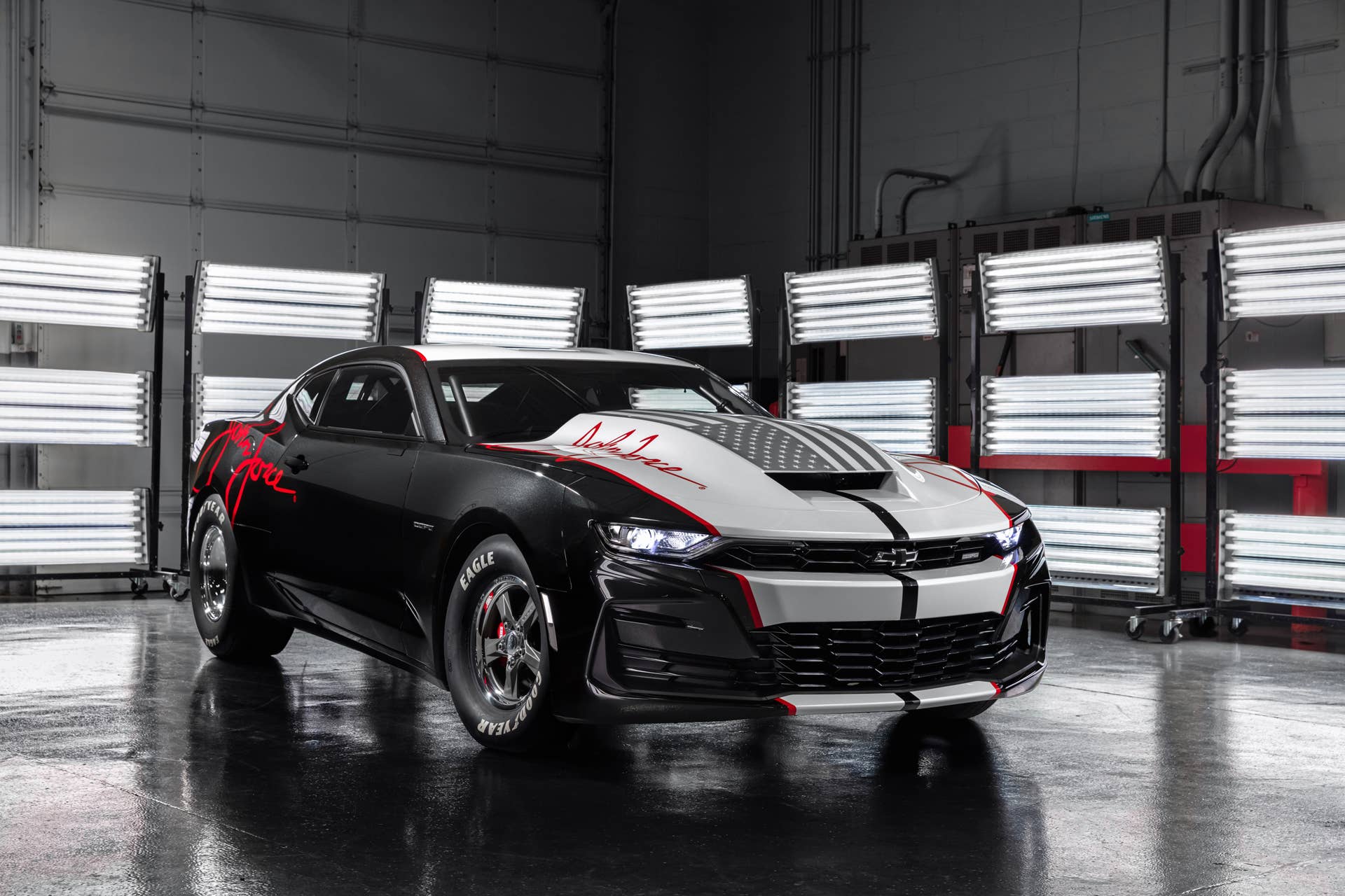 Chevrolet introduces the 2020 COPO Camaro John Force Edition at the 2019 SEMA Show