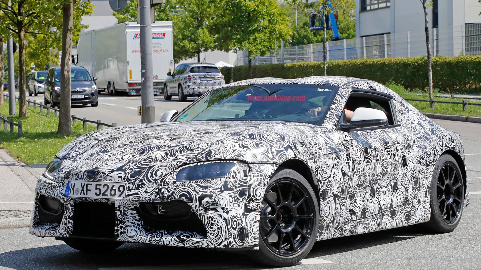 Toyota Supra front profile