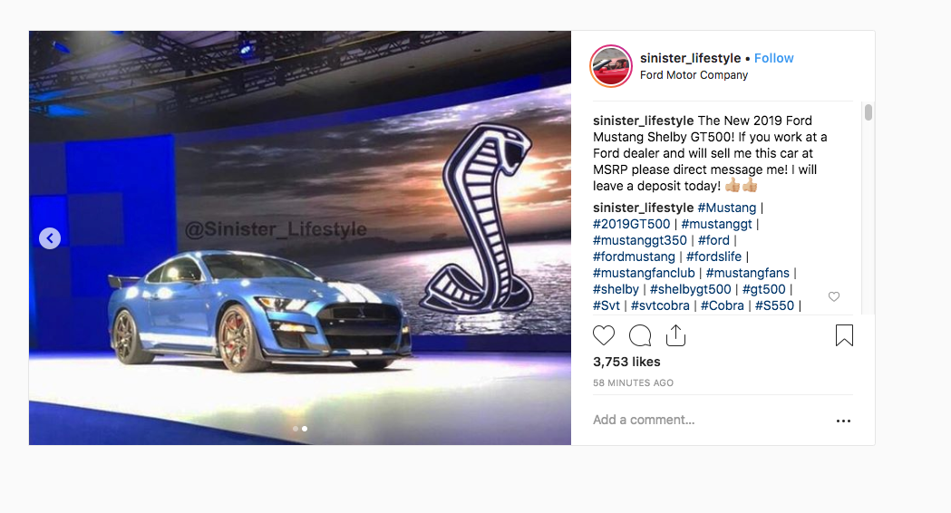 GT500 leaked image