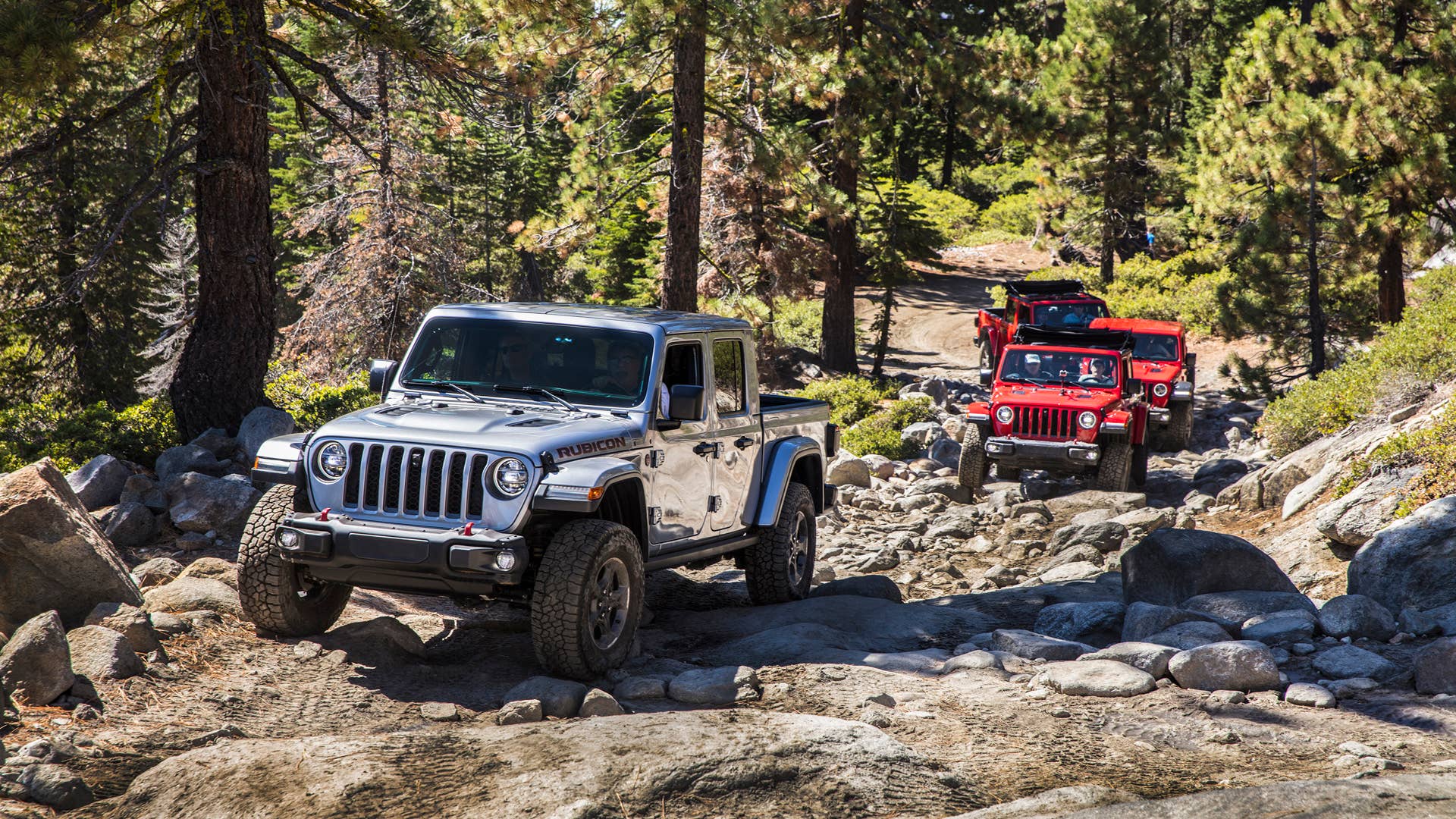 2020 Jeep® Gladiator Rubicon on the Rubicon Trail