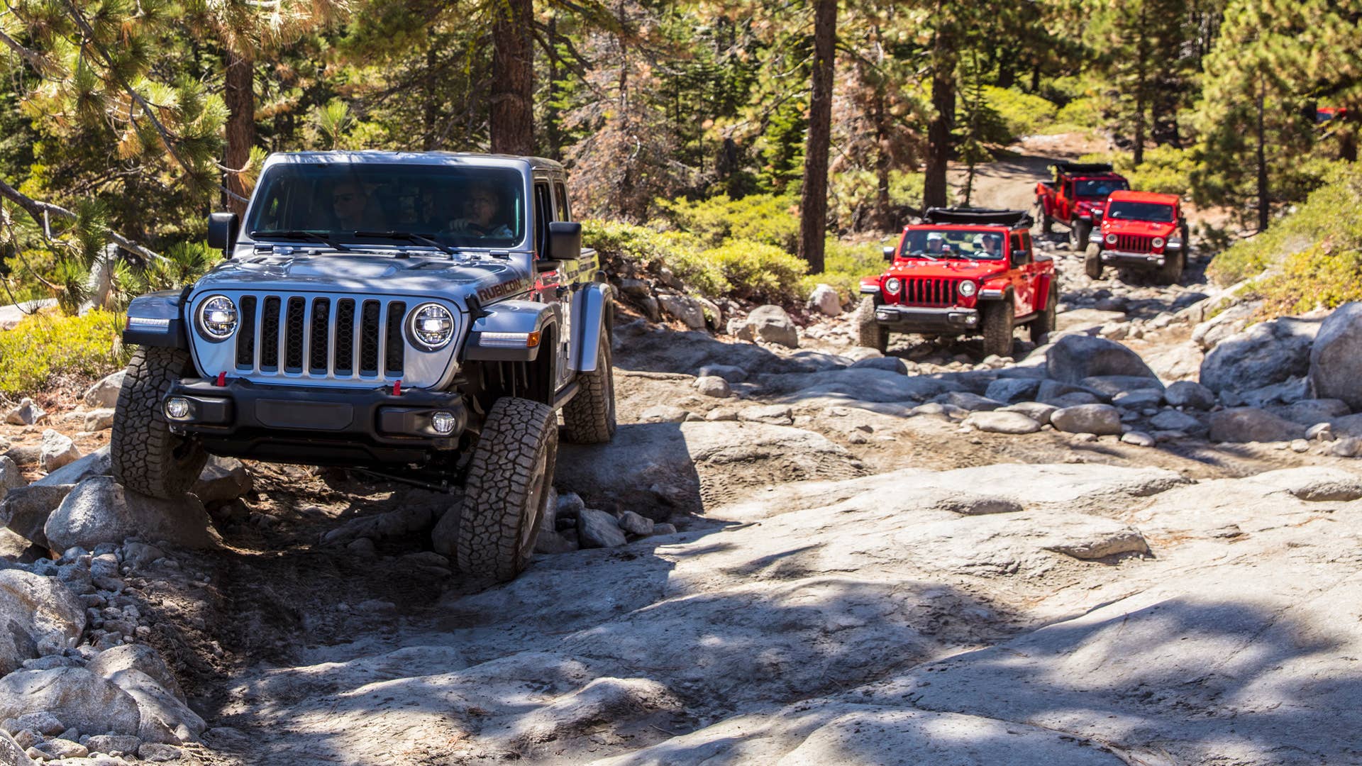 2020 Jeep® Gladiator Rubicon on the Rubicon Trail