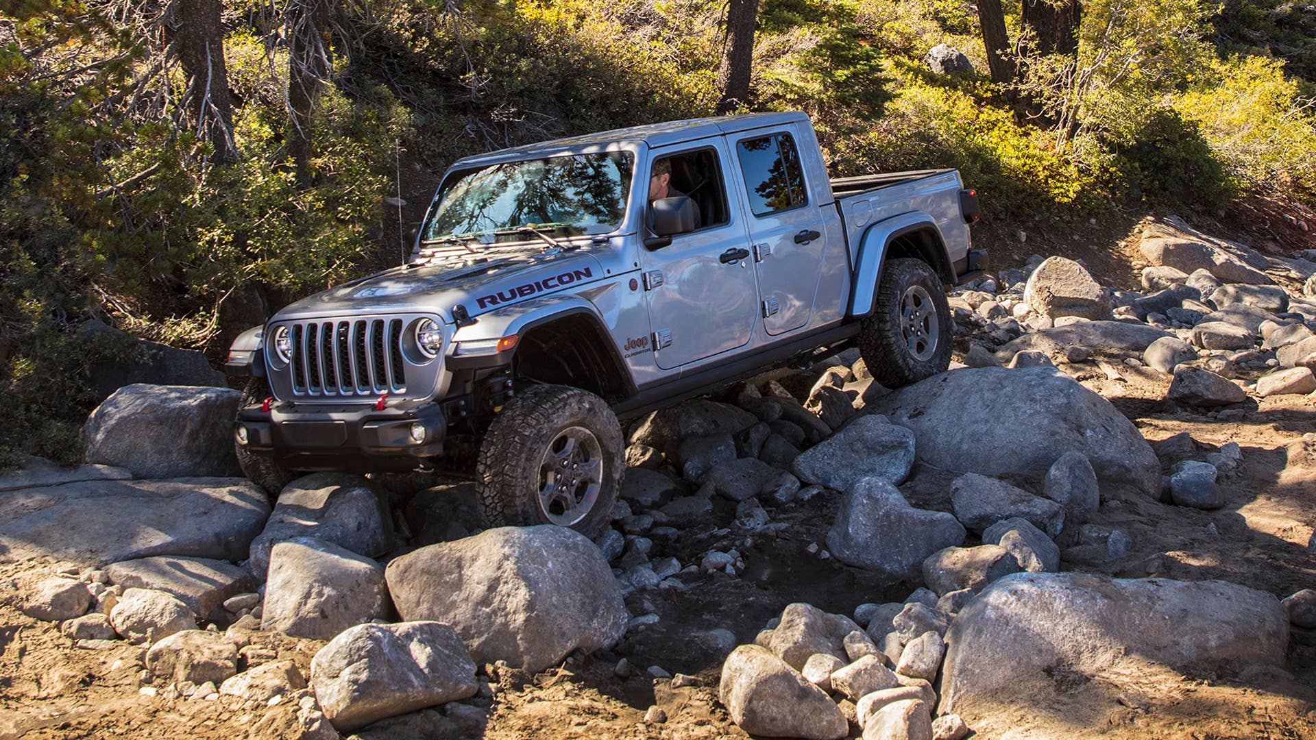 2020 Jeep® Gladiator Rubicon on the Rubicon Trail
