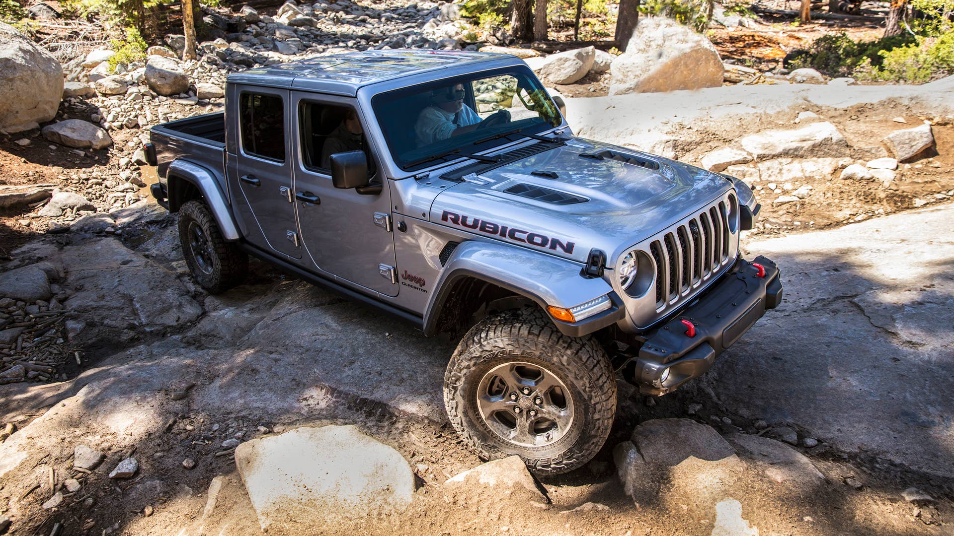2020 Jeep® Gladiator Rubicon on the Rubicon Trail