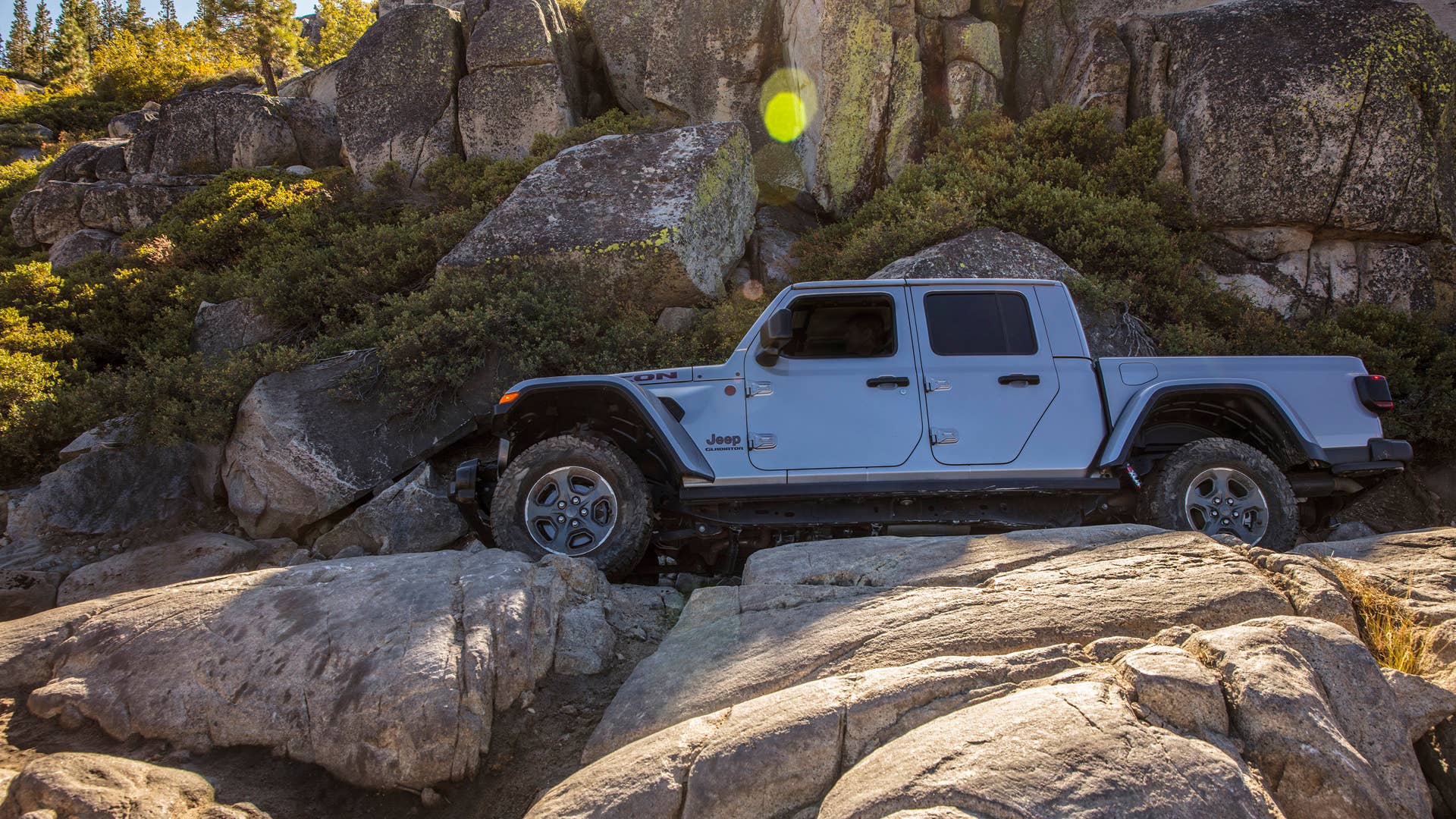 2020 Jeep® Gladiator Rubicon on the Rubicon Trail