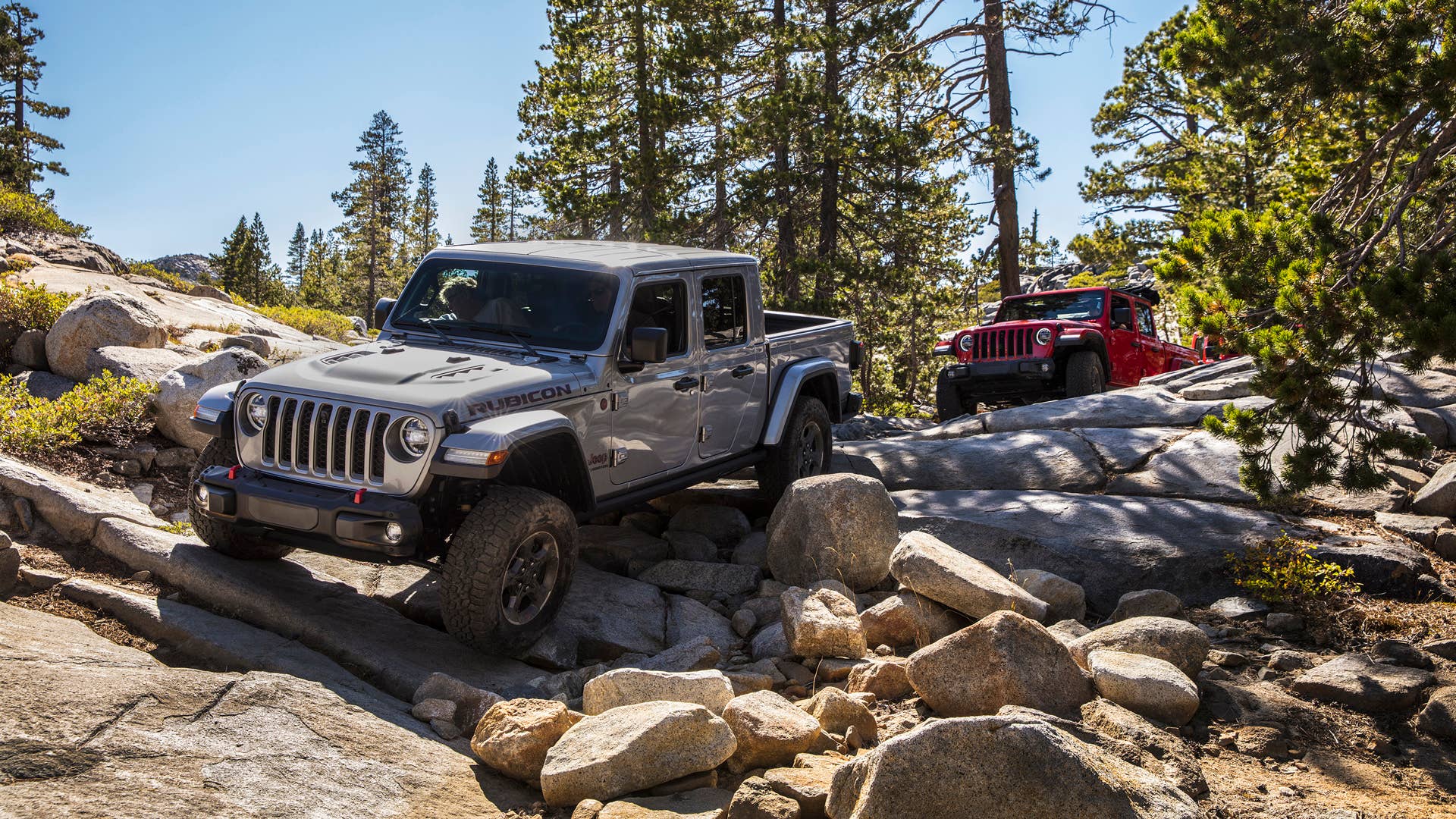 2020 Jeep® Gladiator Rubicon on the Rubicon Trail