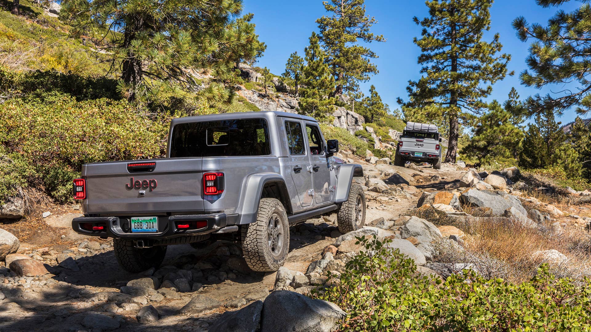 2020 Jeep® Gladiator Rubicon on the Rubicon Trail
