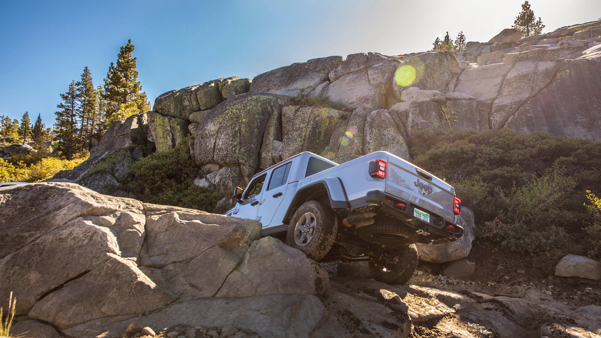 2020 Jeep® Gladiator Rubicon on the Rubicon Trail