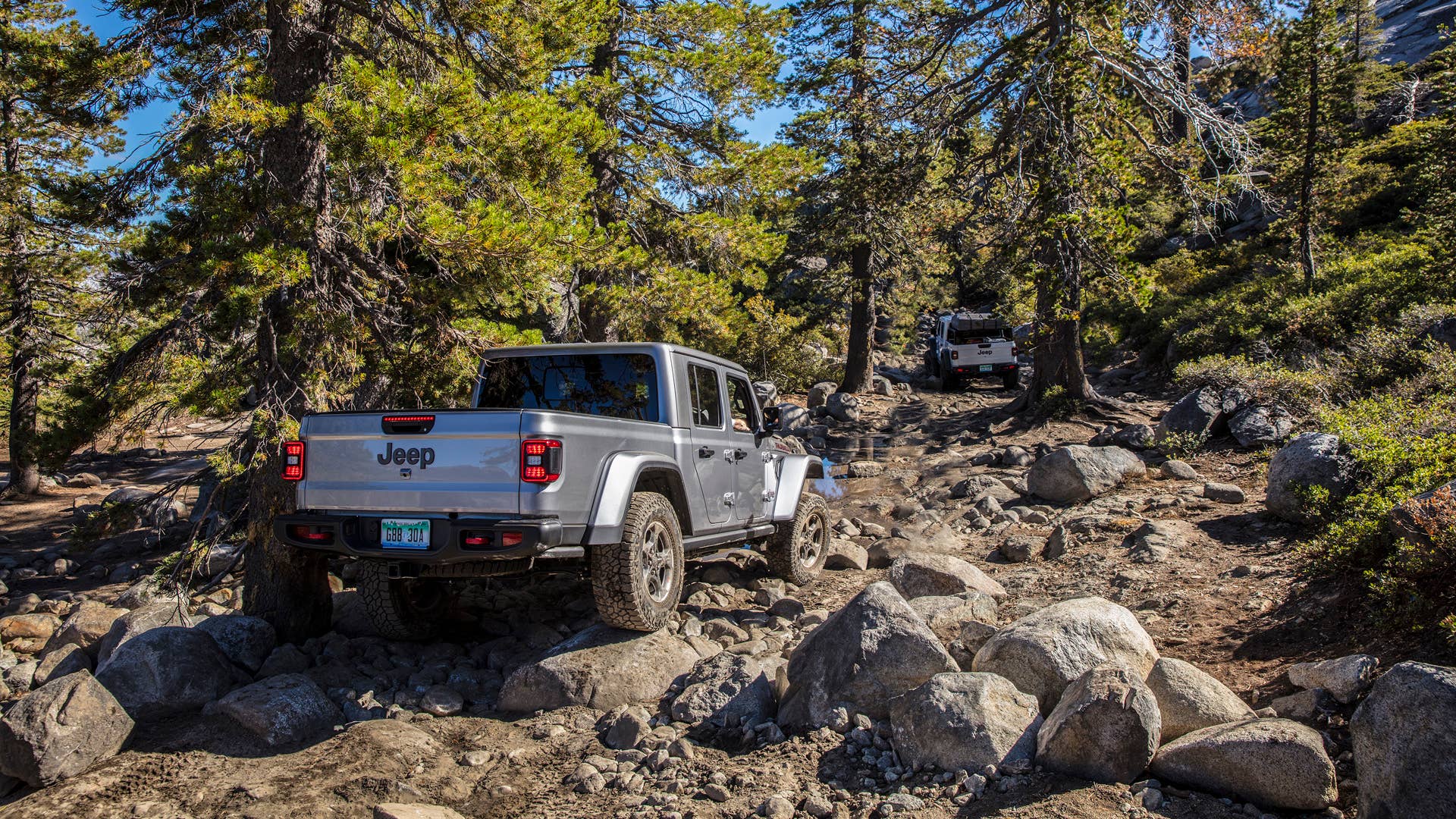 2020 Jeep® Gladiator Rubicon on the Rubicon Trail