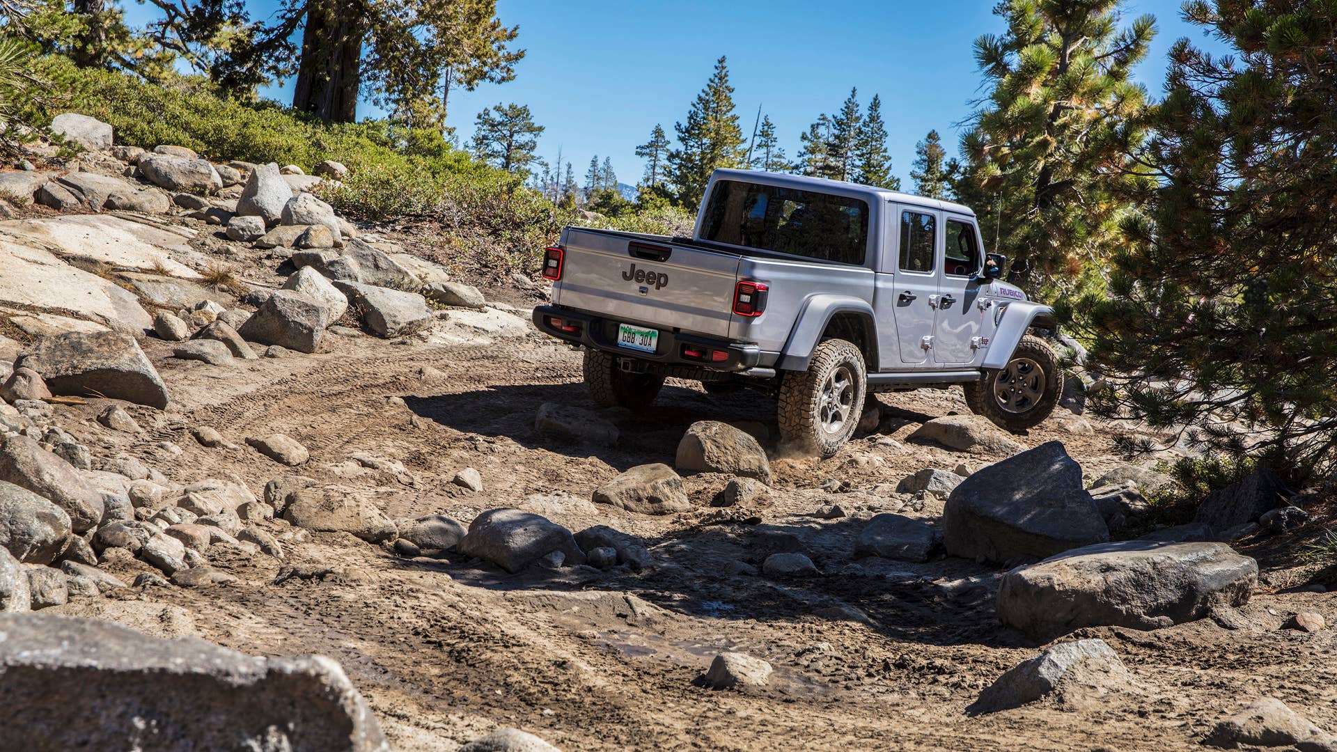 2020 Jeep® Gladiator Rubicon on the Rubicon Trail