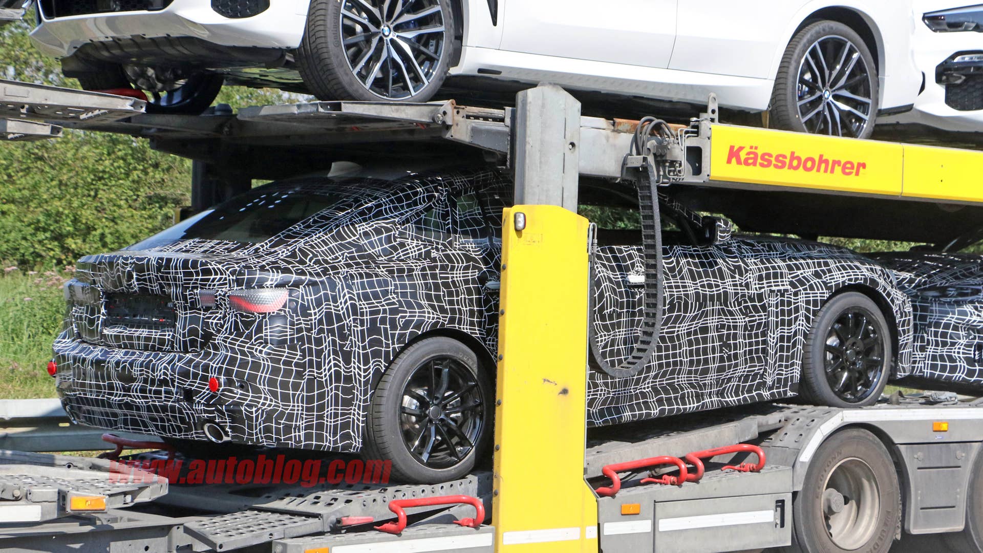 BMW 4 Series Gran Coupe in camouflage