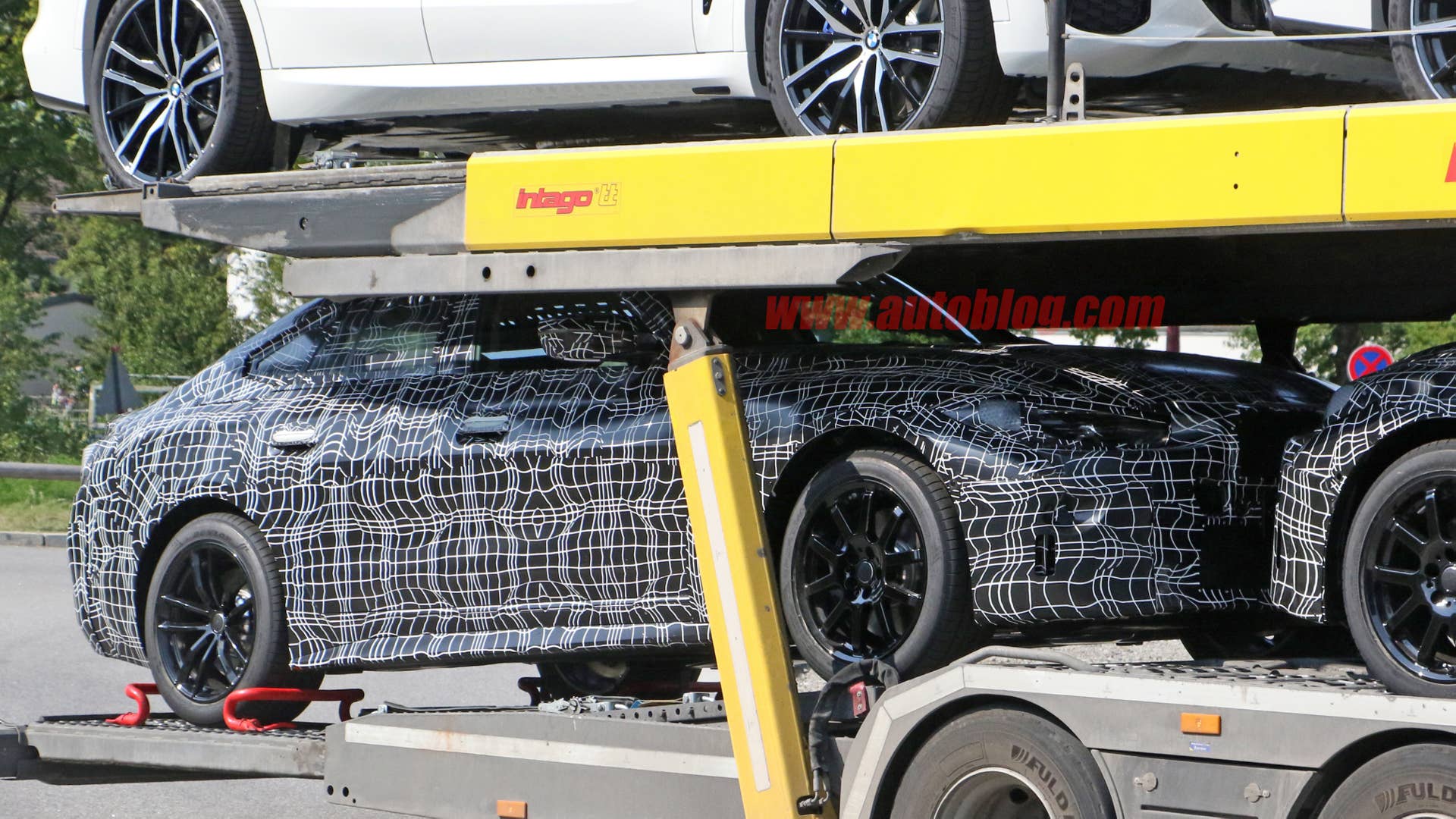 BMW 4 Series Gran Coupe in camouflage