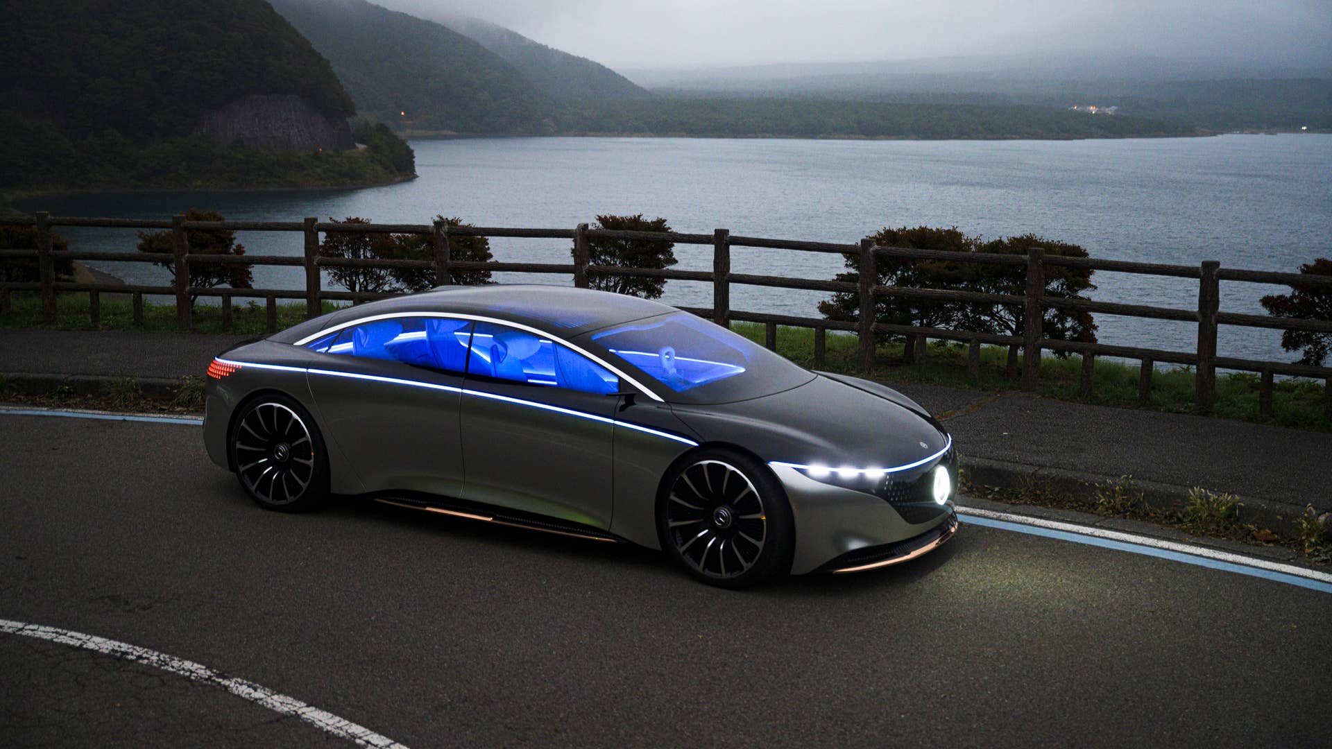 Mercedes-Benz EQS Concept in Tokyo