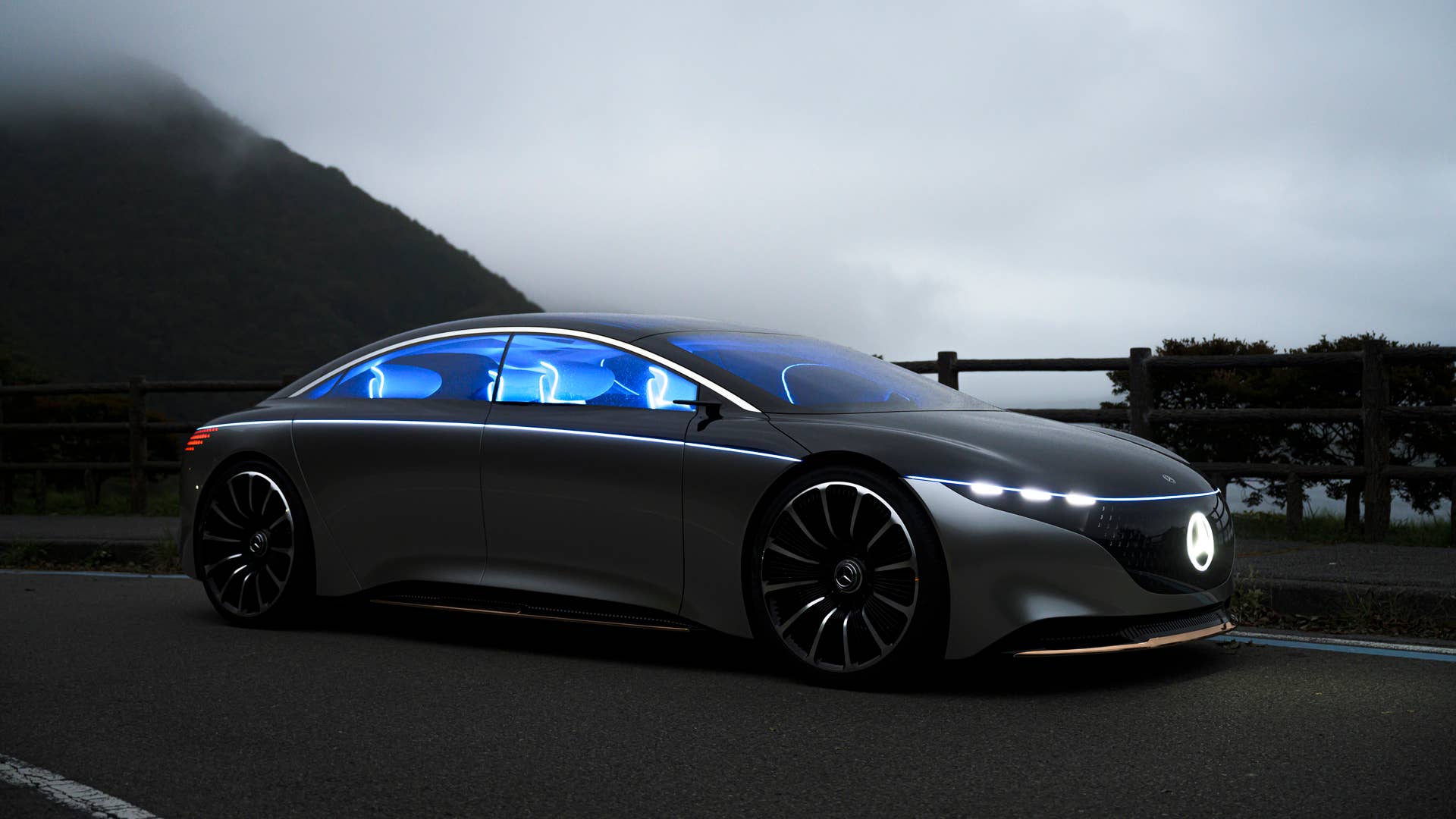Mercedes-Benz EQS Concept in Tokyo
