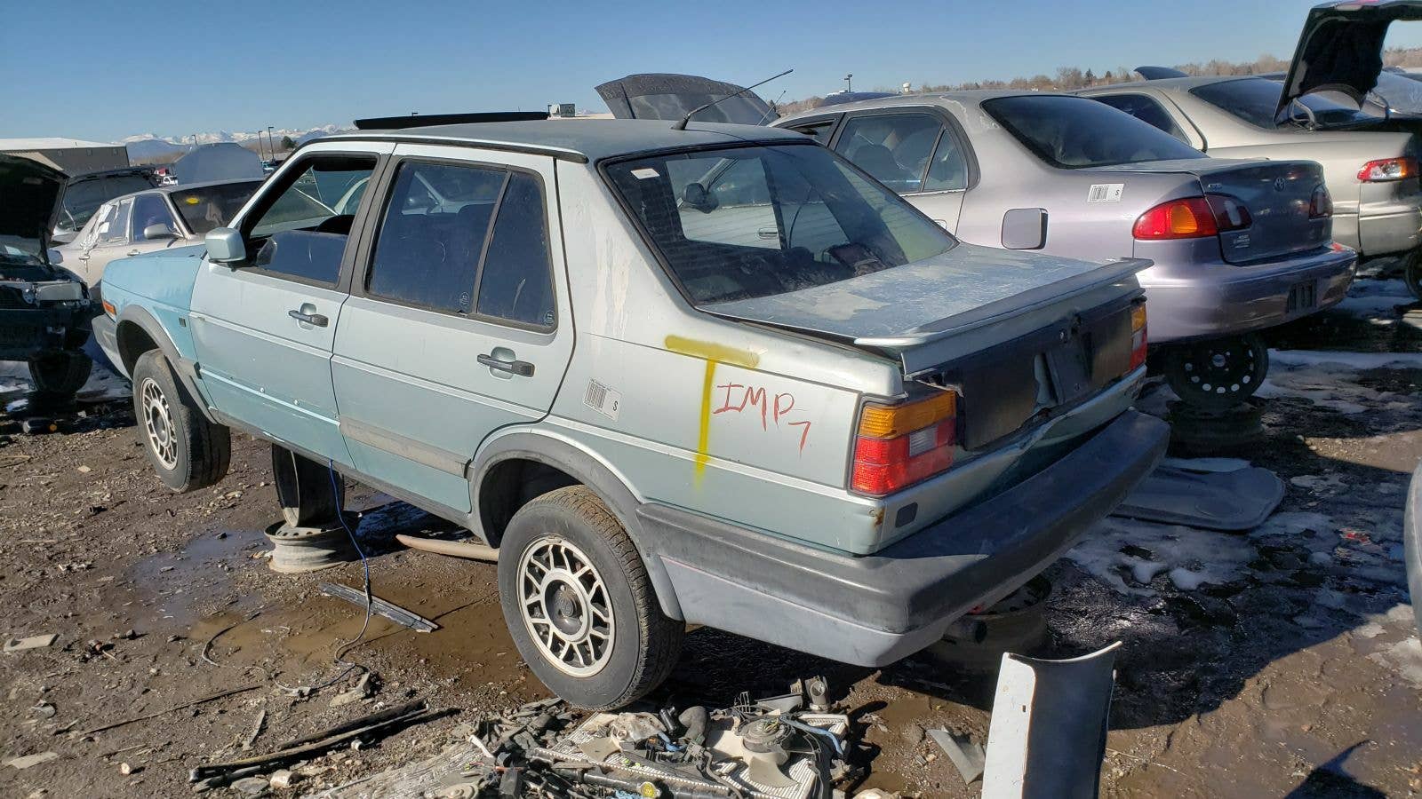 Junked 1990 Volkswagen Jetta GLI