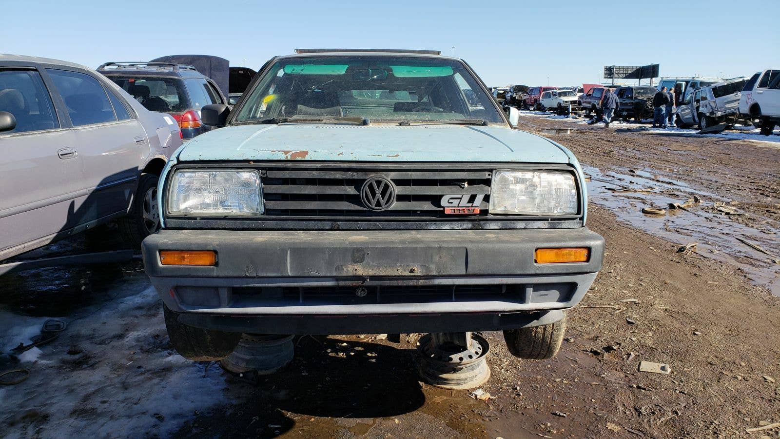 Junked 1990 Volkswagen Jetta GLI