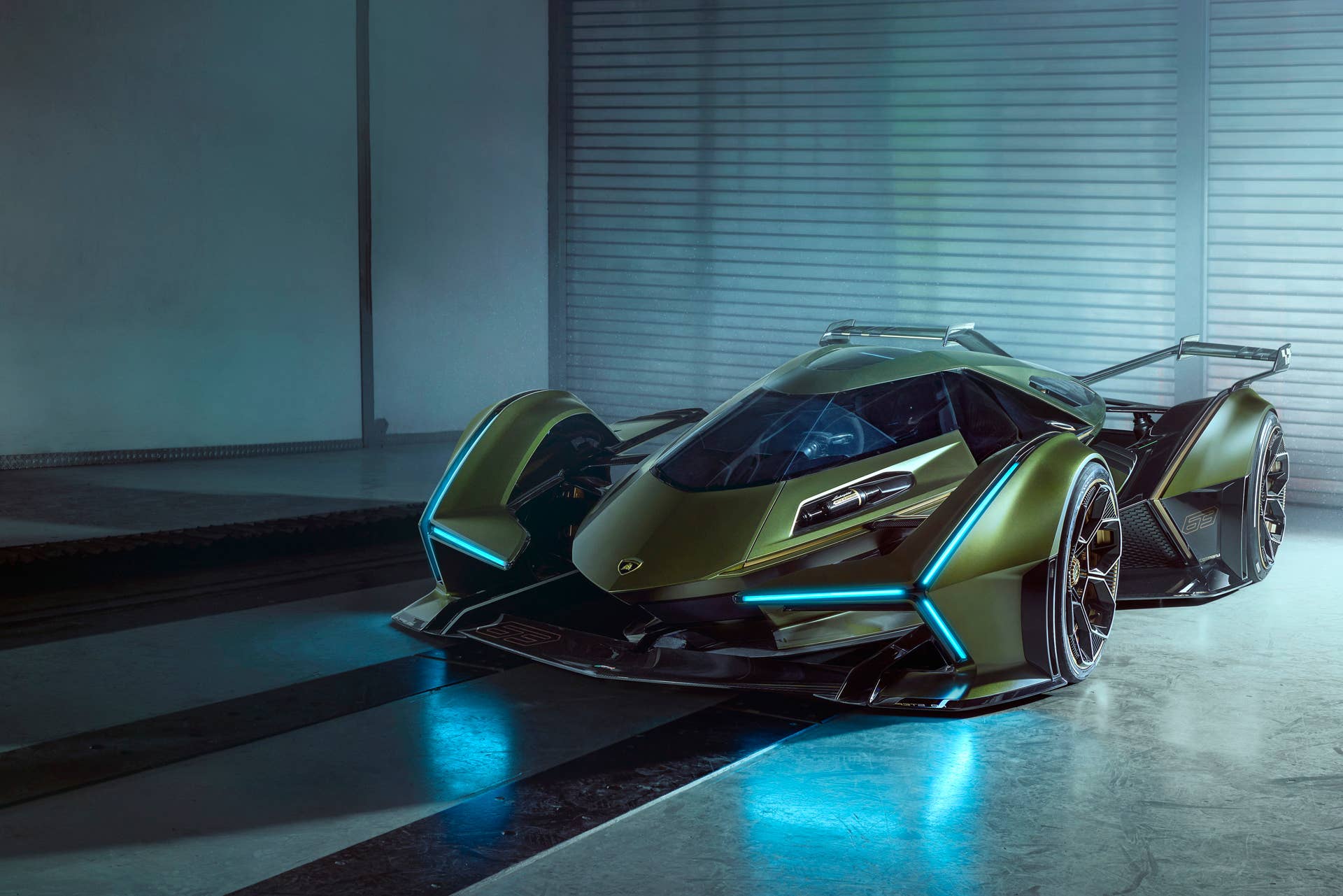 Lamborghini's single-seater, jet-inspired concept car for the Gran Turismo video game will be available next Spring powered by the Sian's 808-hp hybrid powertrain.