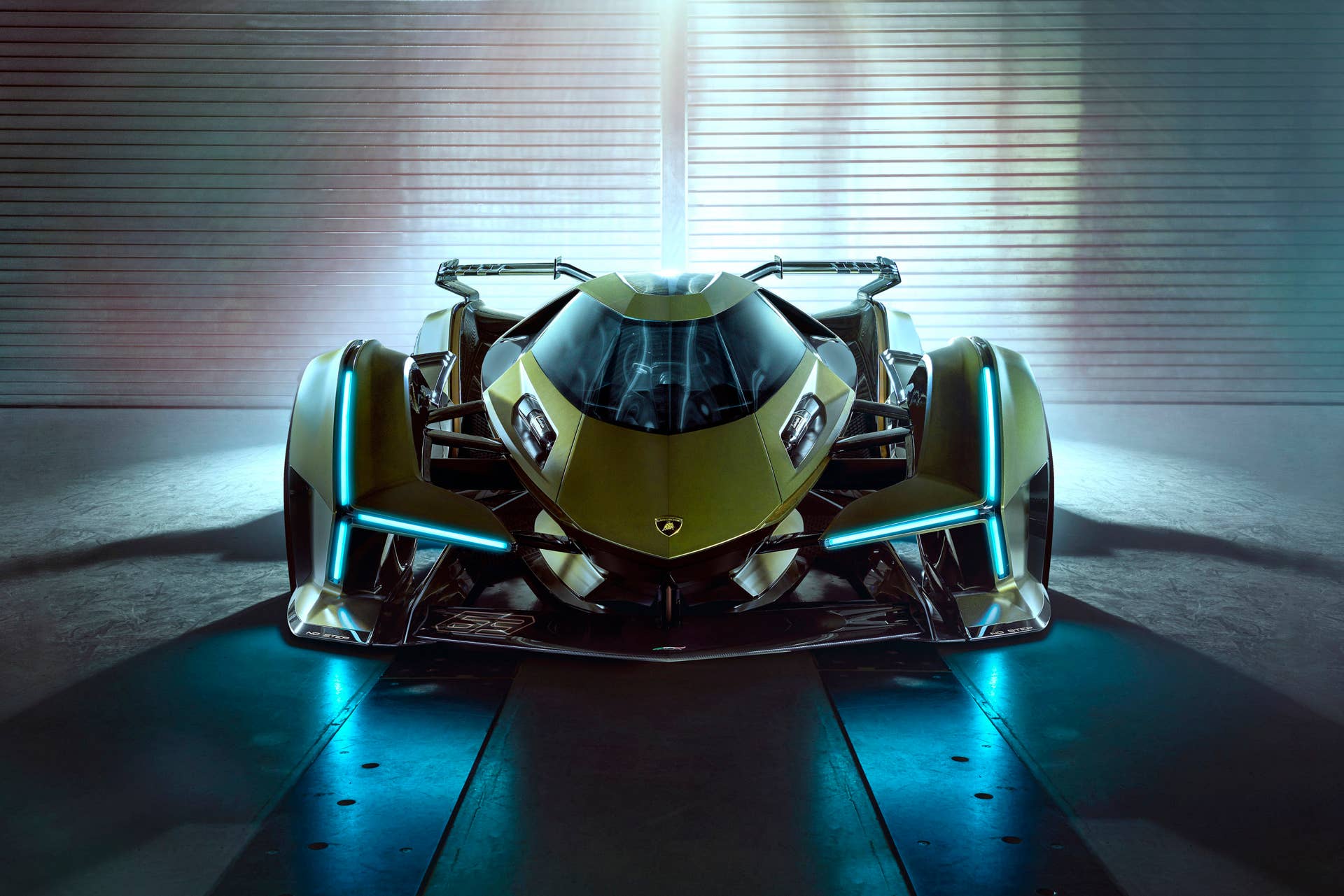 Lamborghini's single-seater, jet-inspired concept car for the Gran Turismo video game will be available next Spring powered by the Sian's 808-hp hybrid powertrain.