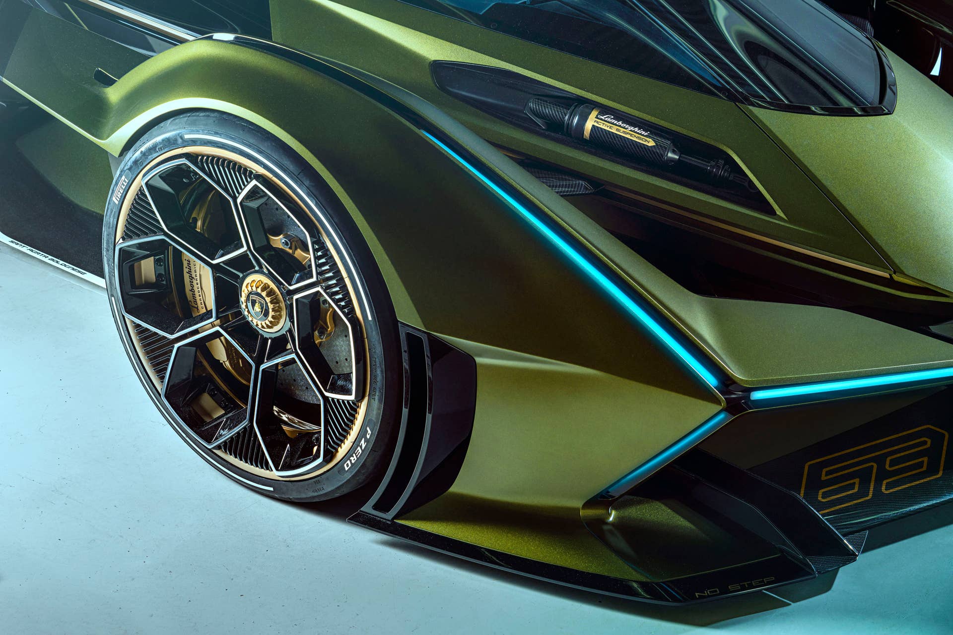 Lamborghini's single-seater, jet-inspired concept car for the Gran Turismo video game will be available next Spring powered by the Sian's 808-hp hybrid powertrain.