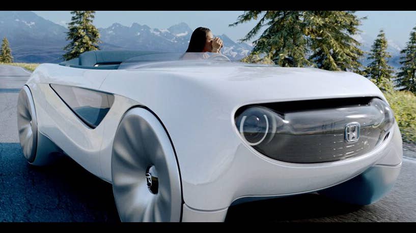 Honda Augmented Driving Concept rendering