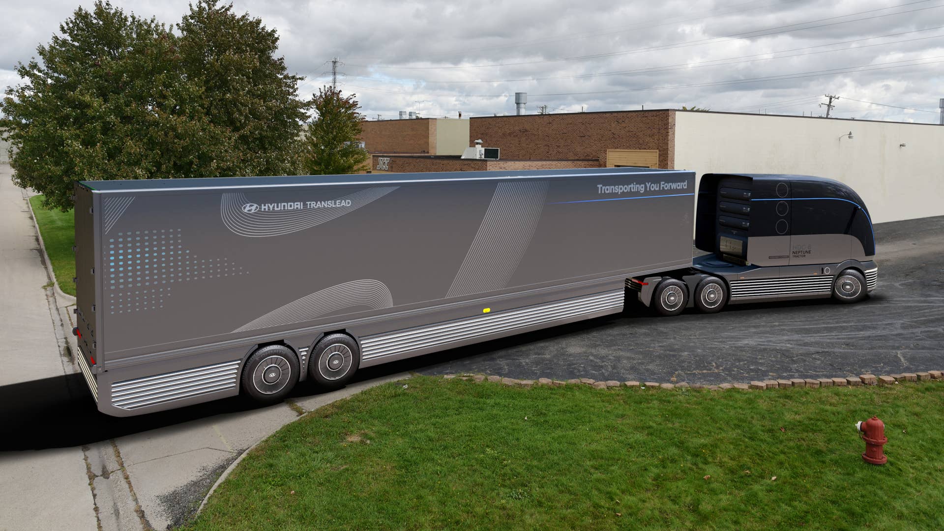 Hyundai HDC-6 Neptune hydrogen semi-truck concept