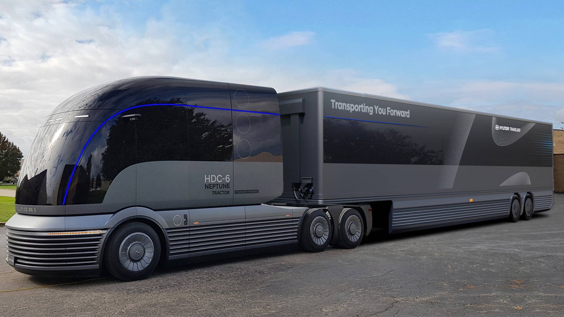 Hyundai HDC-6 Neptune hydrogen semi-truck concept