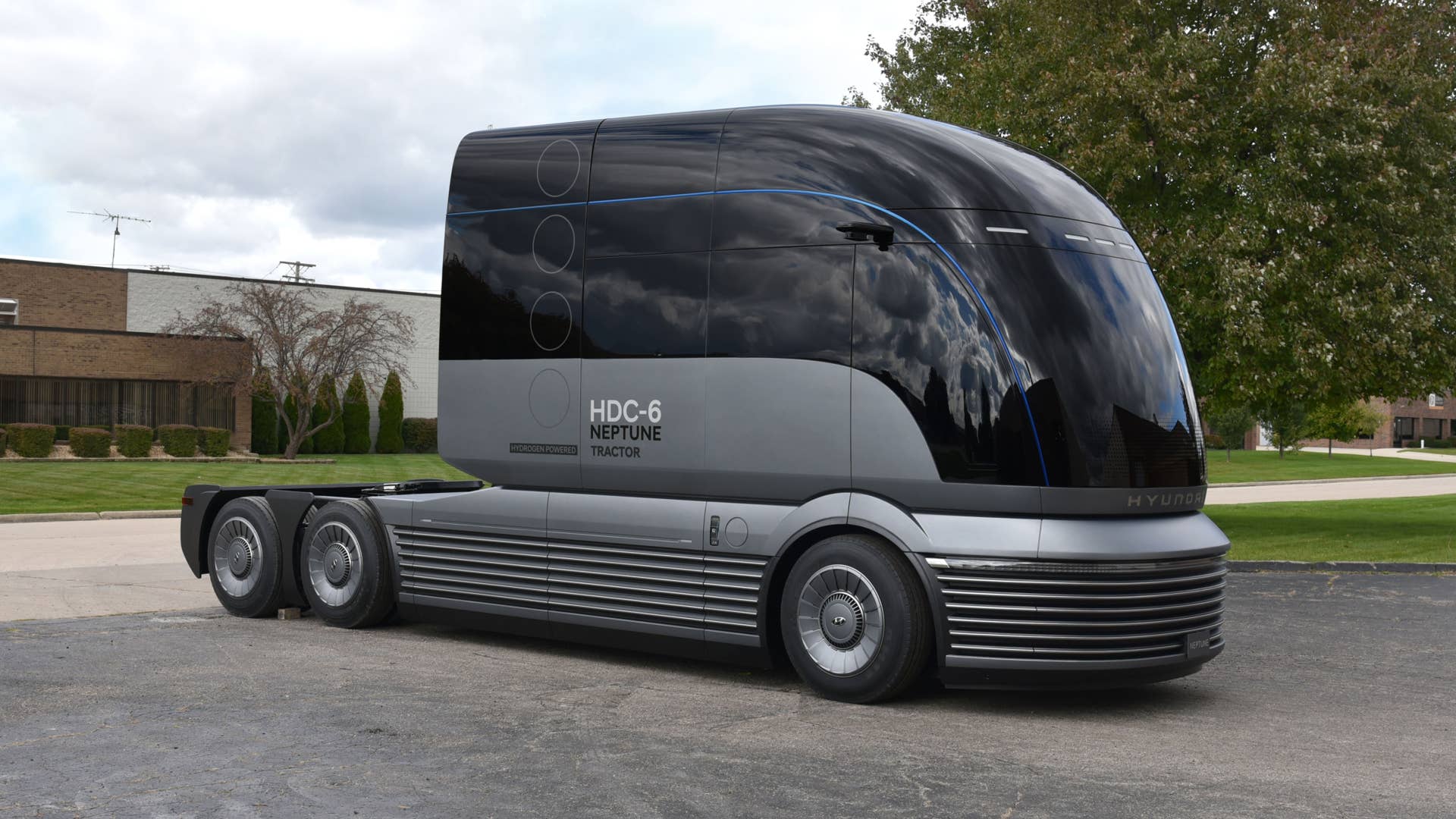 Hyundai HDC-6 Neptune hydrogen semi-truck concept