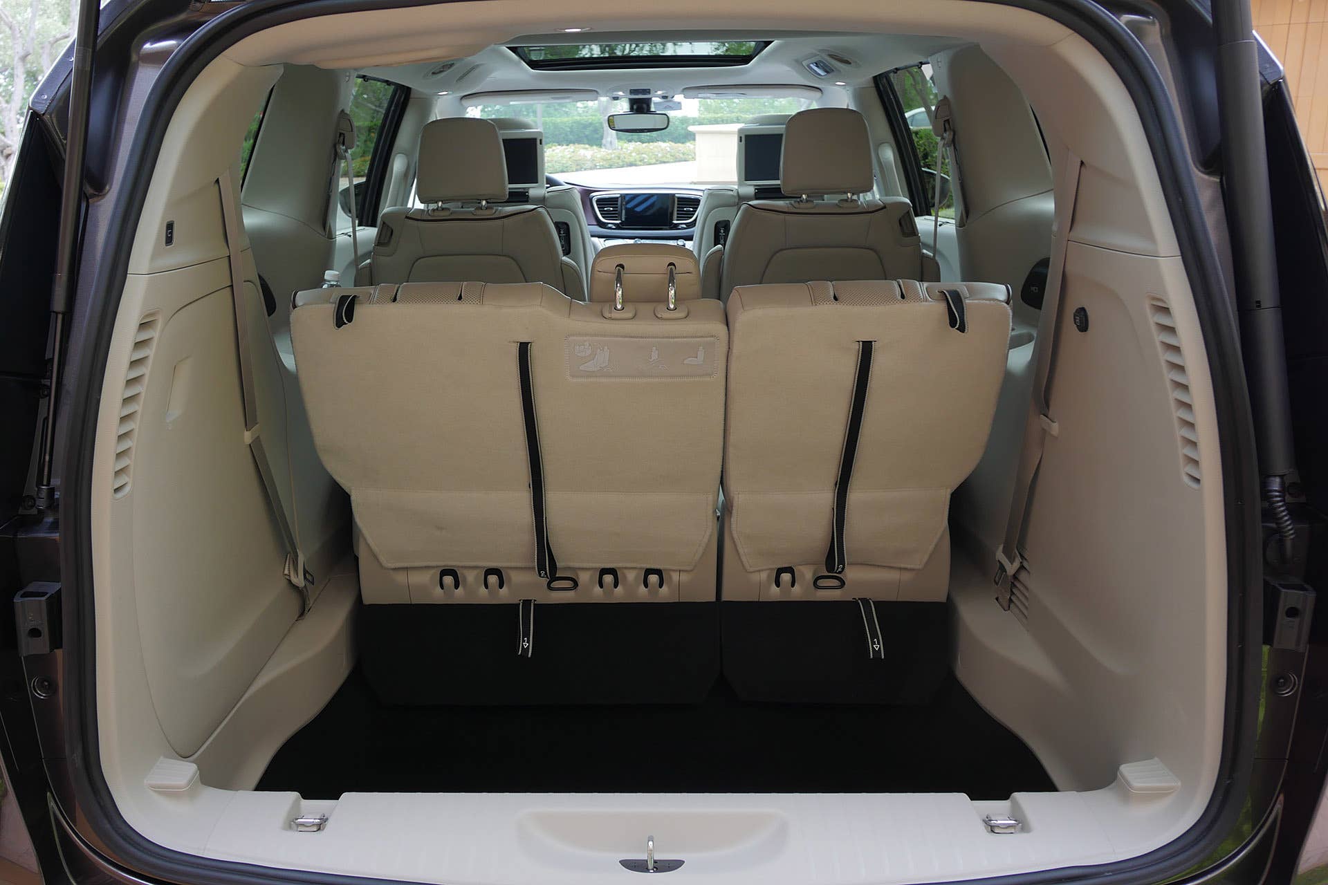 2017 Chrysler Pacifica rear cargo area