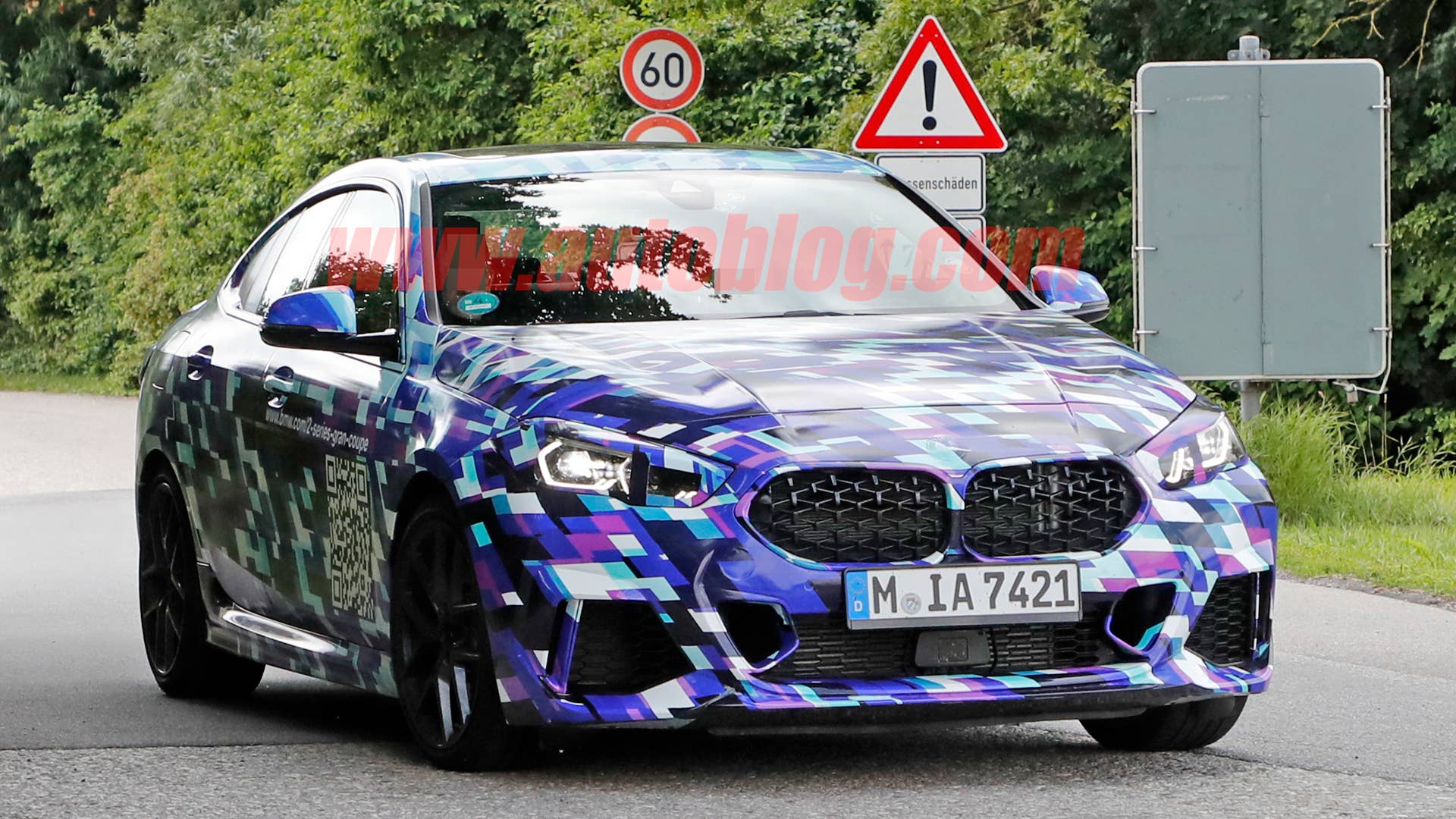 BMW 2 Series Gran Coupe spy shot 2