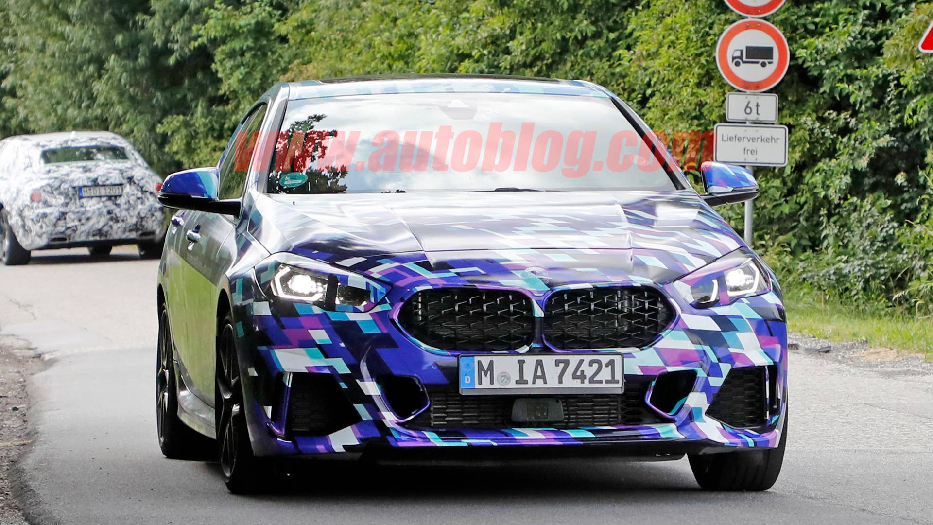 BMW 2 Series Gran Coupe spy shot