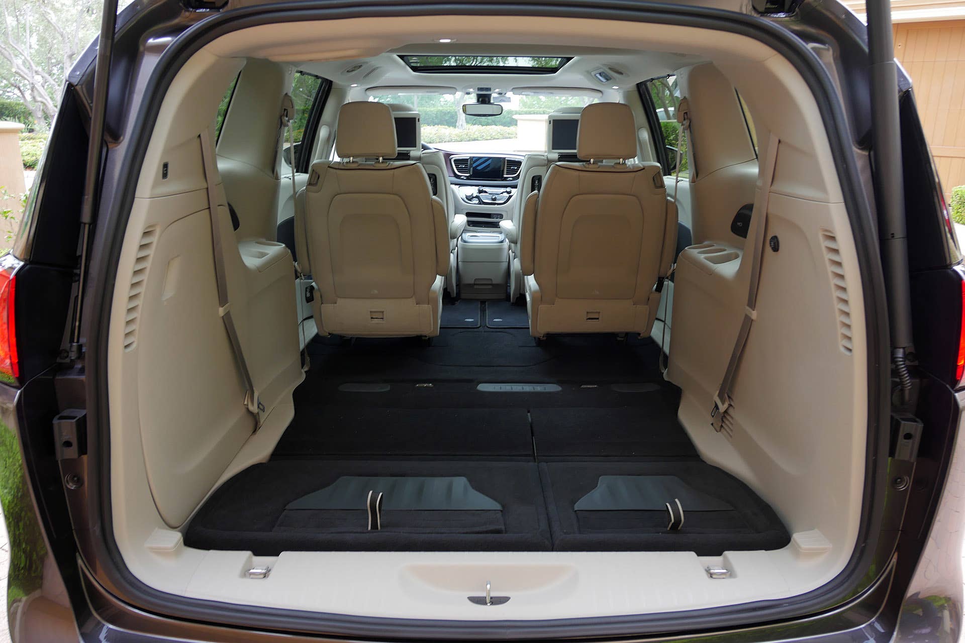 2017 Chrysler Pacifica rear cargo area