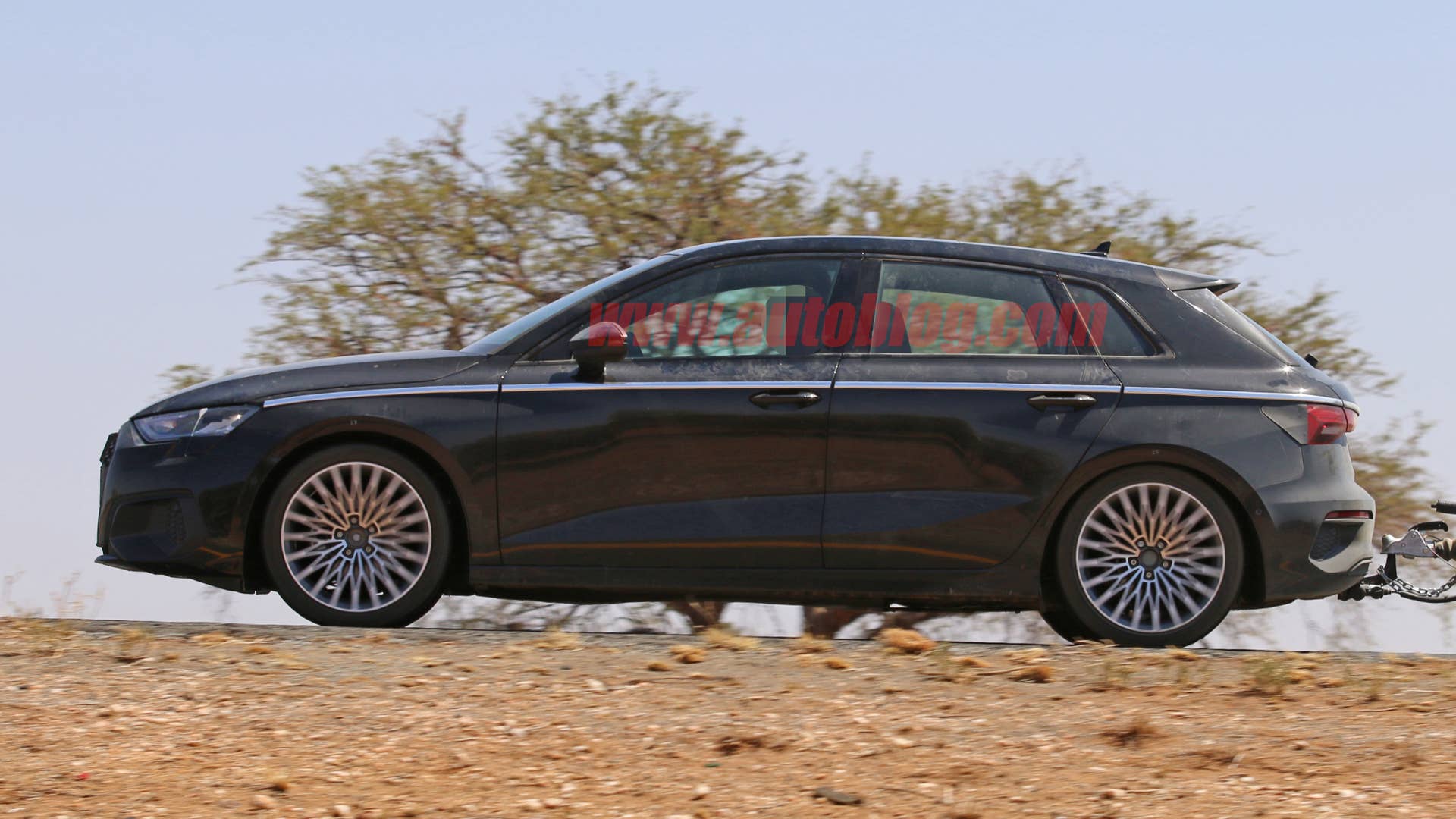 2021 Audi A3 hatchback prototype without camouflage