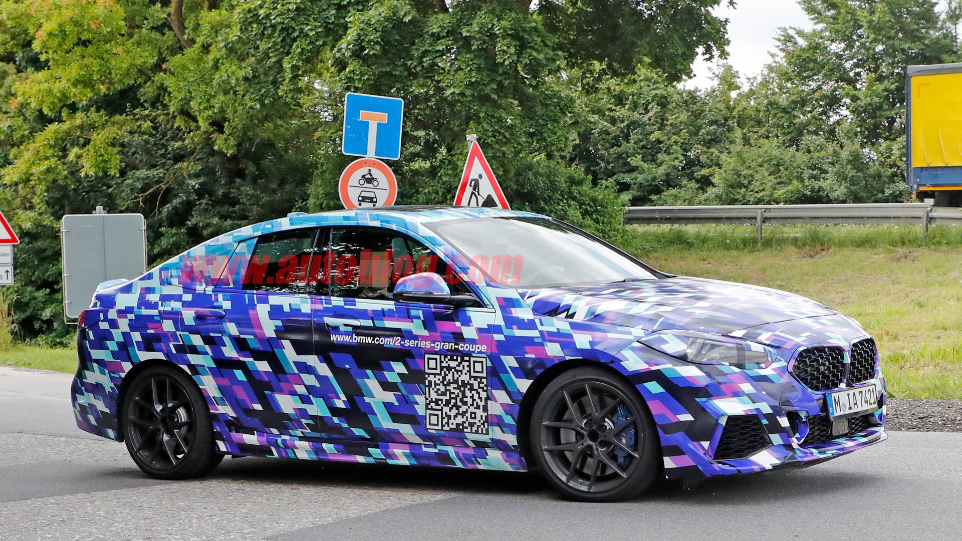 BMW 2 Series Gran Coupe spy shot 4