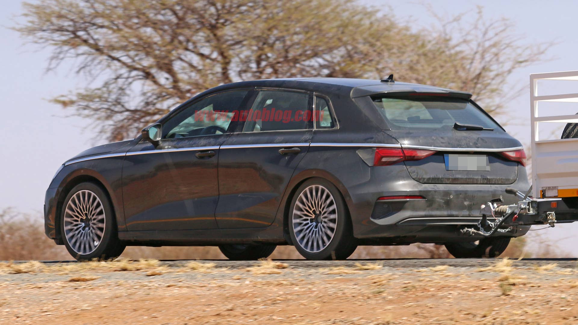 2021 Audi A3 hatchback prototype without camouflage