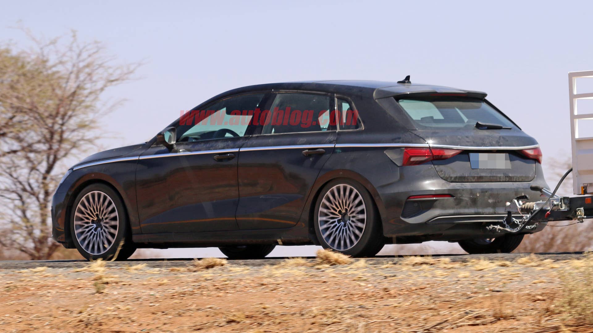 2021 Audi A3 hatchback prototype without camouflage