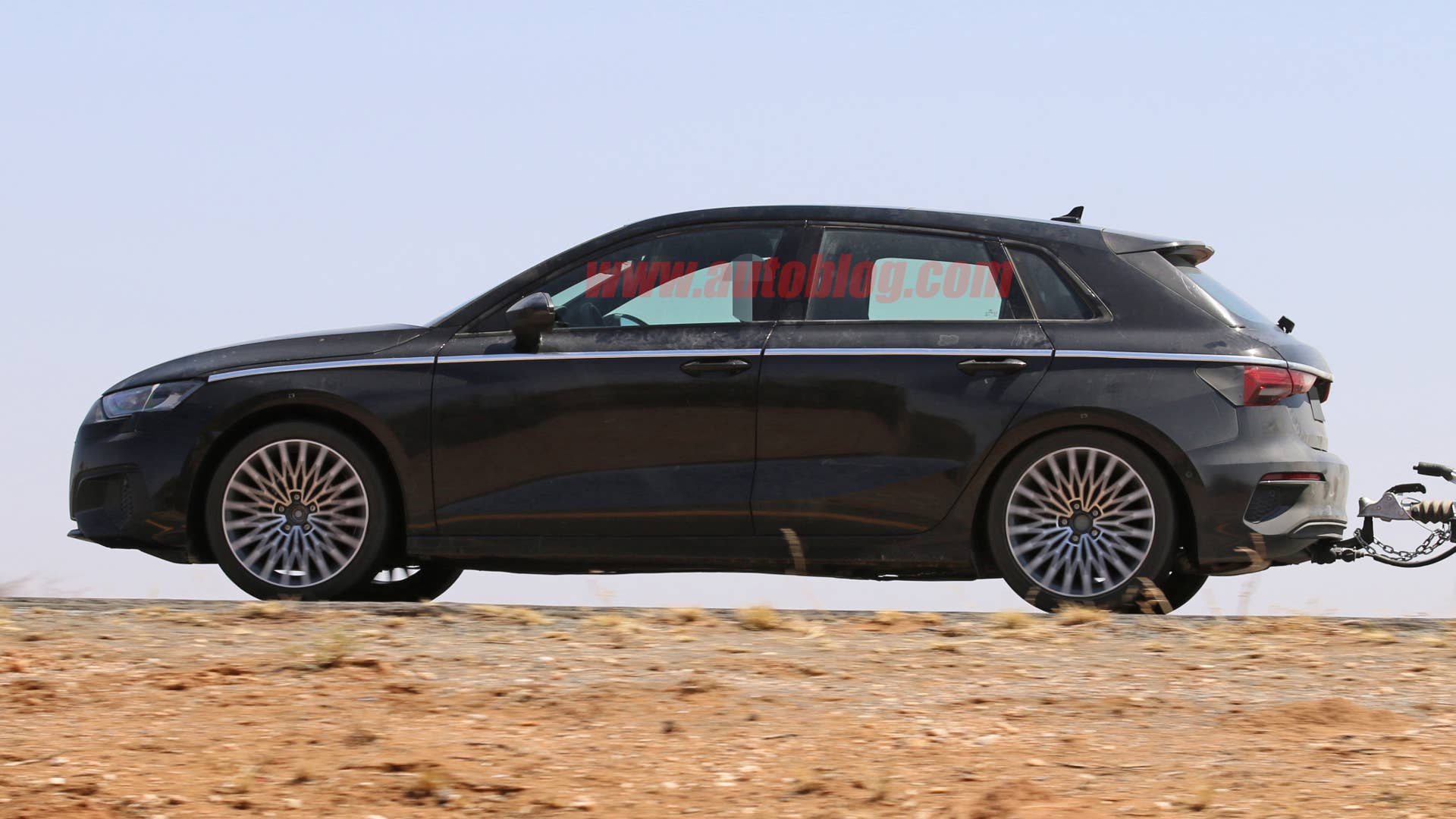 2021 Audi A3 hatchback prototype without camouflage