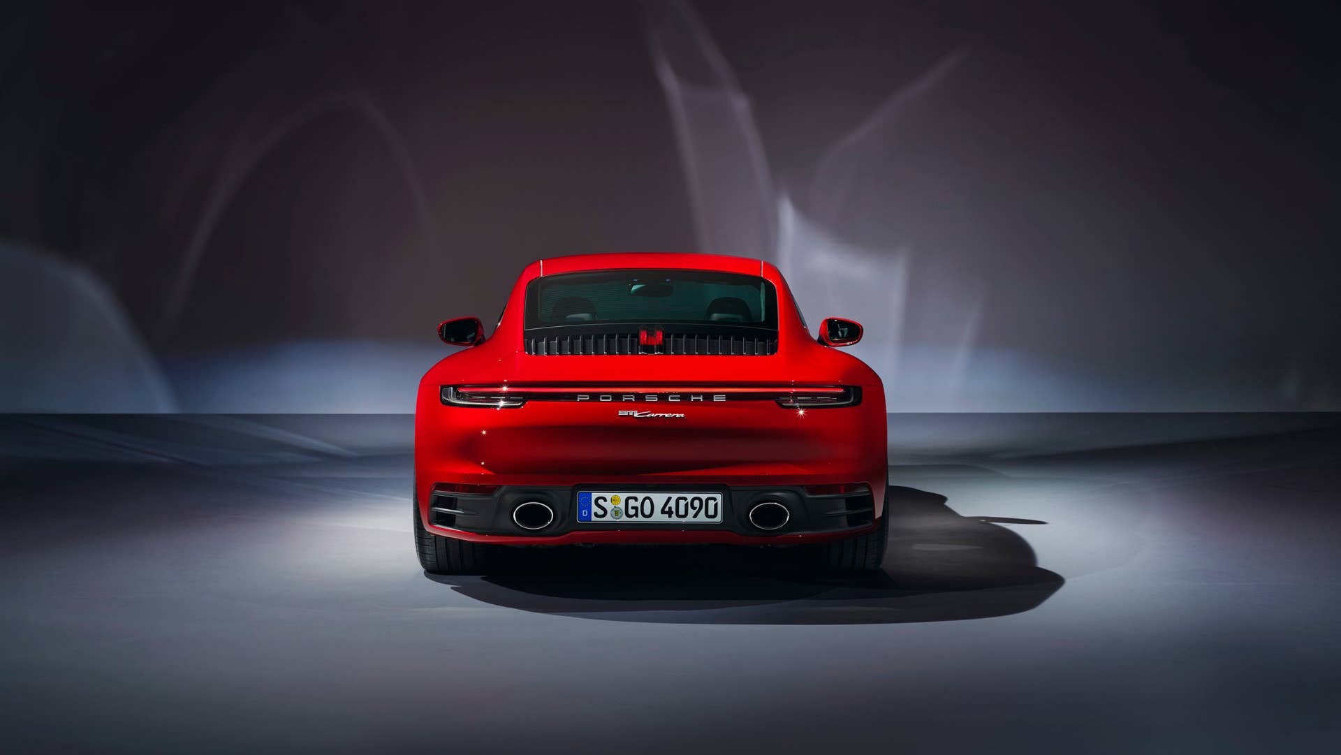 2020 Porsche 911 Carrera rear view