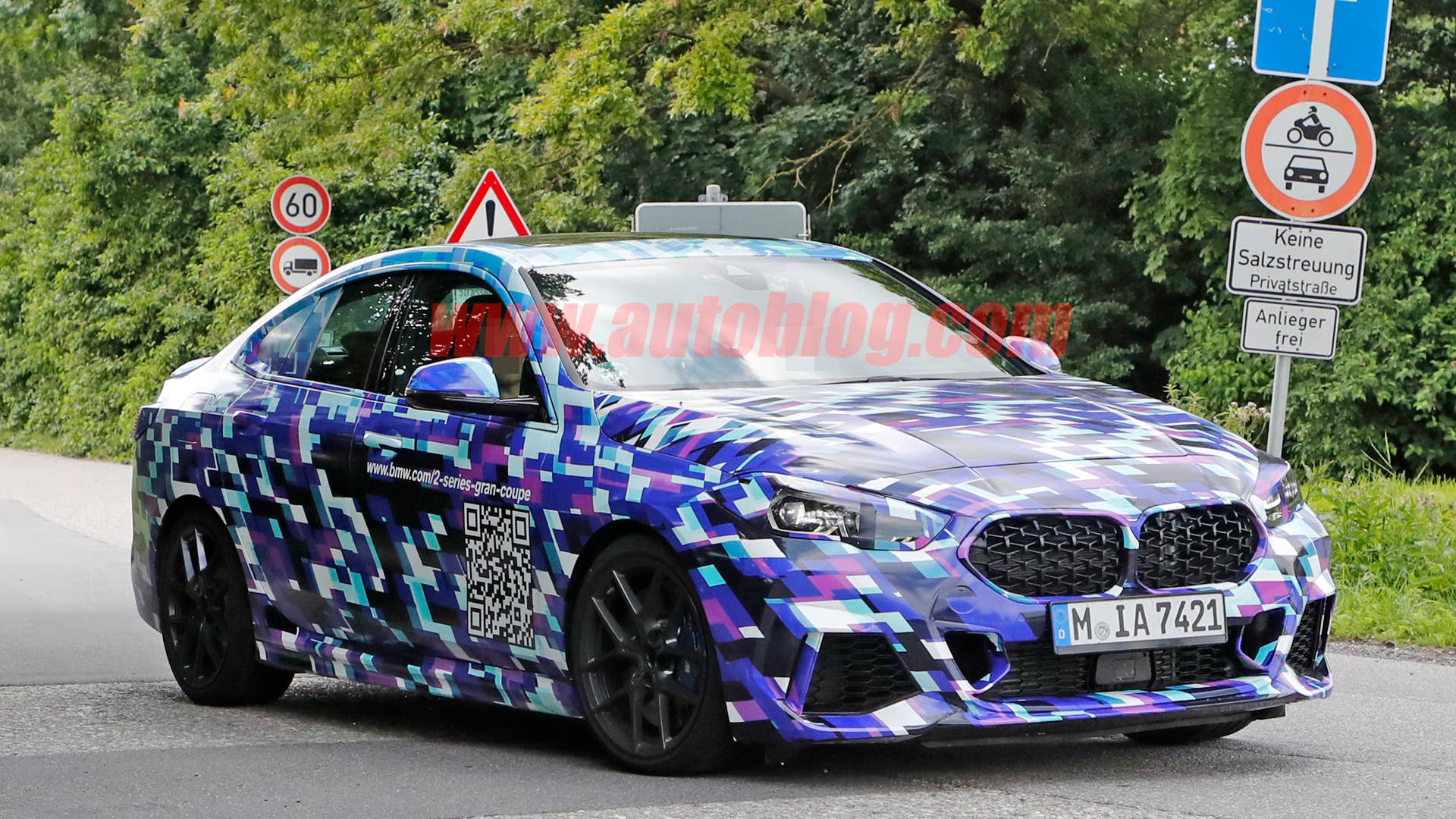 BMW 2 Series Gran Coupe spy shot 3