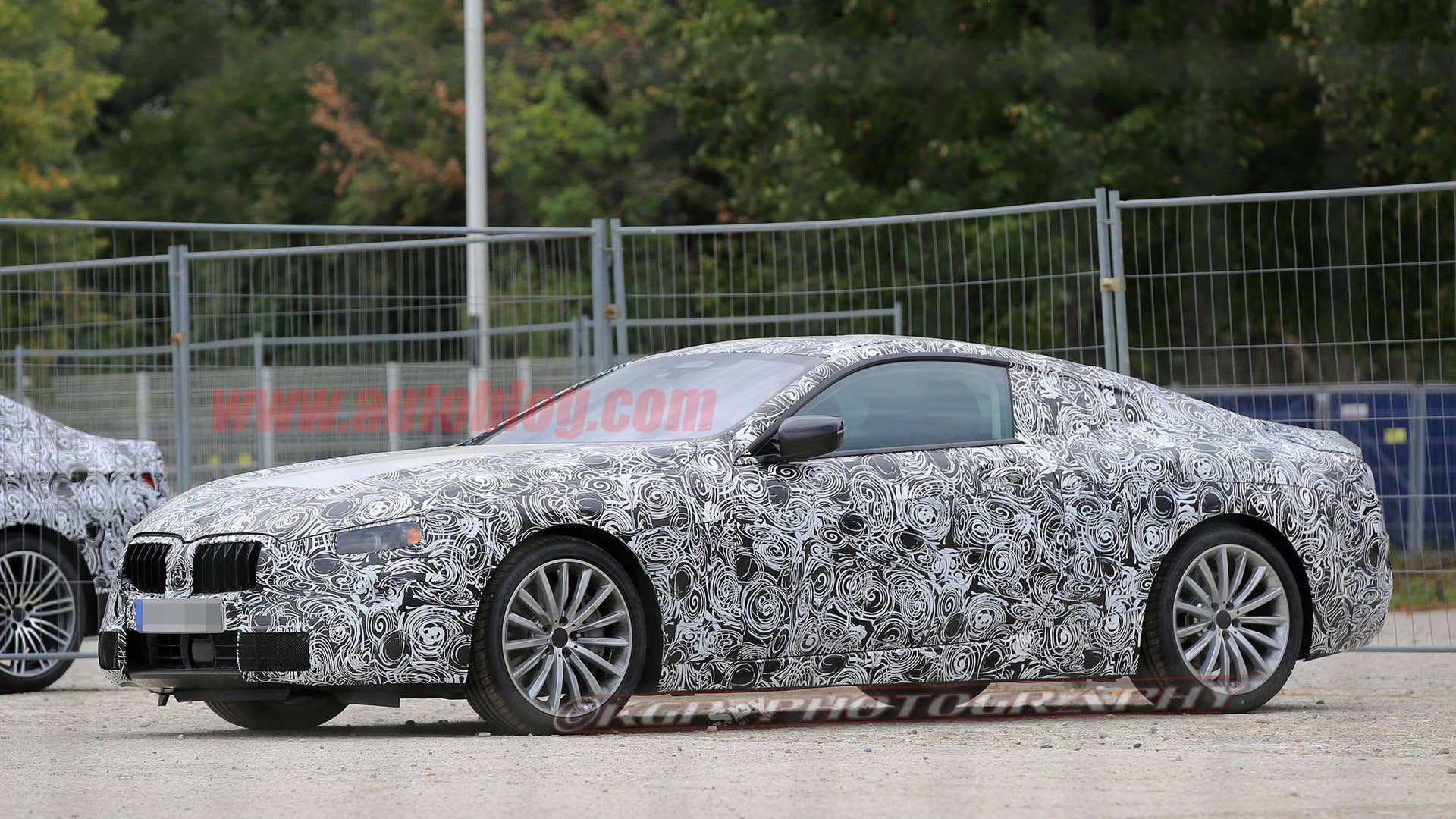 BMW 8 Series front 3/4