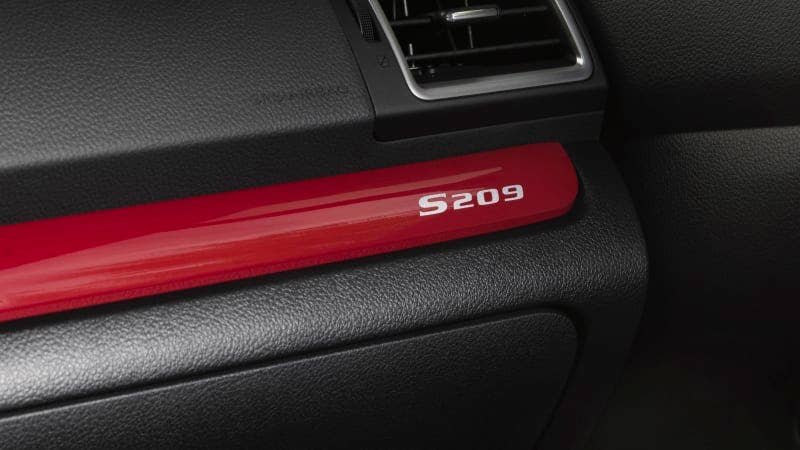 2020 Subaru WRX STI S209 interior