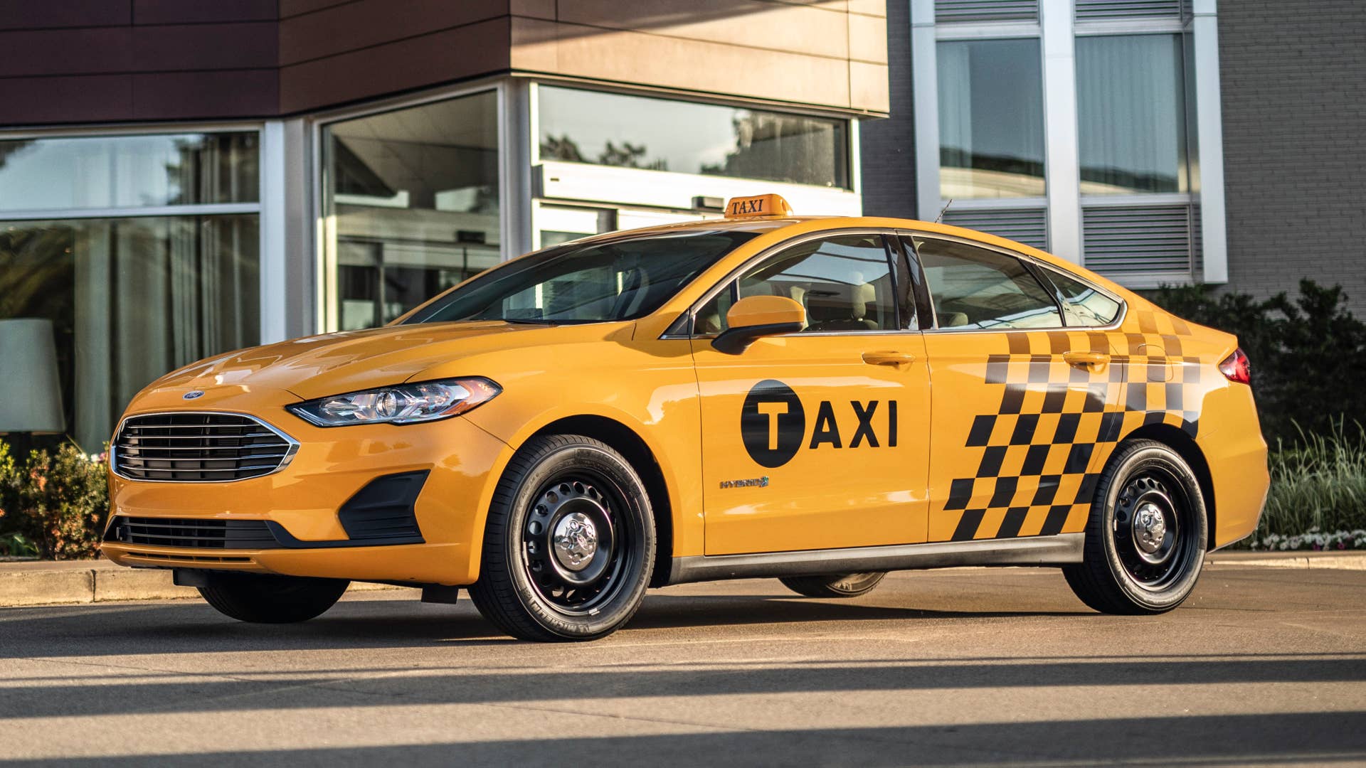 All-new Fusion Hybrid Taxi is purpose-built for livery service; includes parts designed for the rigorous duty of cycle of the 2019 Police Responder Hybrid Sedan and is projected to offer an EPA-estimated 38 mpg combined