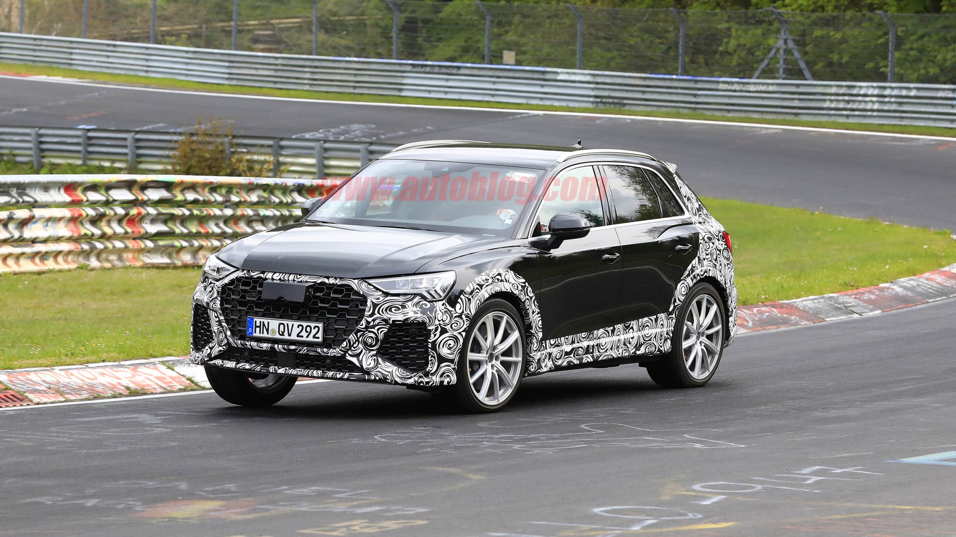 2020 Audi RS Q3 testing