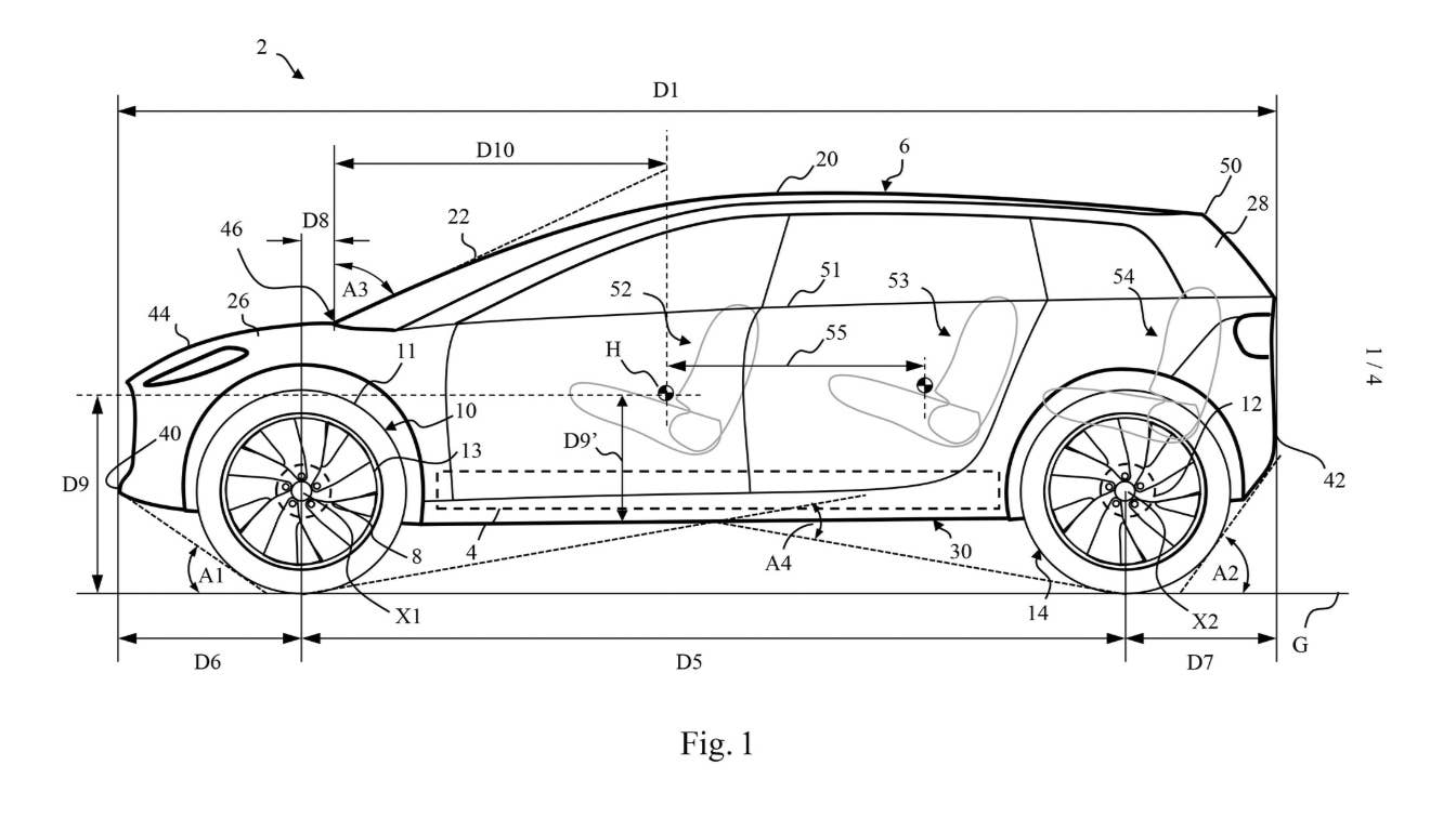 Dyson EV patent drawings