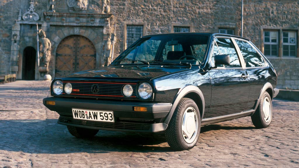 The limited edition, supercharged Polo G40 from 1987, with 500 units built.